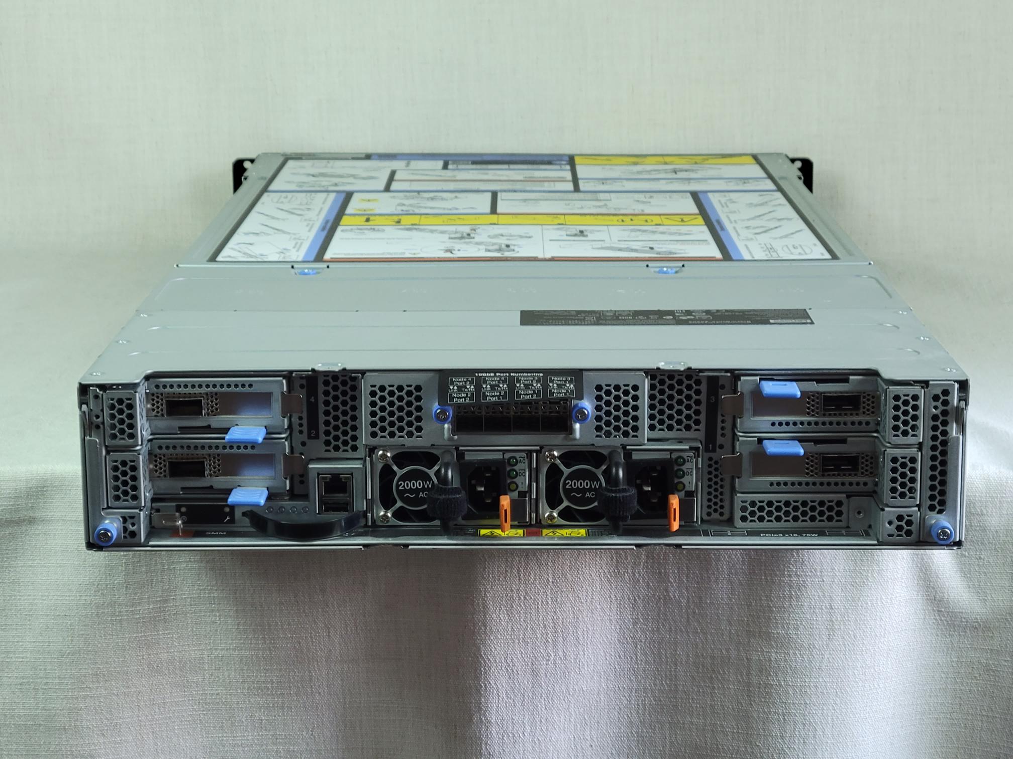 Lenovo 7X20CTO1WW ThinkSystem D2 Enclosure 4x SD530 Nodes w/ 2x Gold 5115 64GB