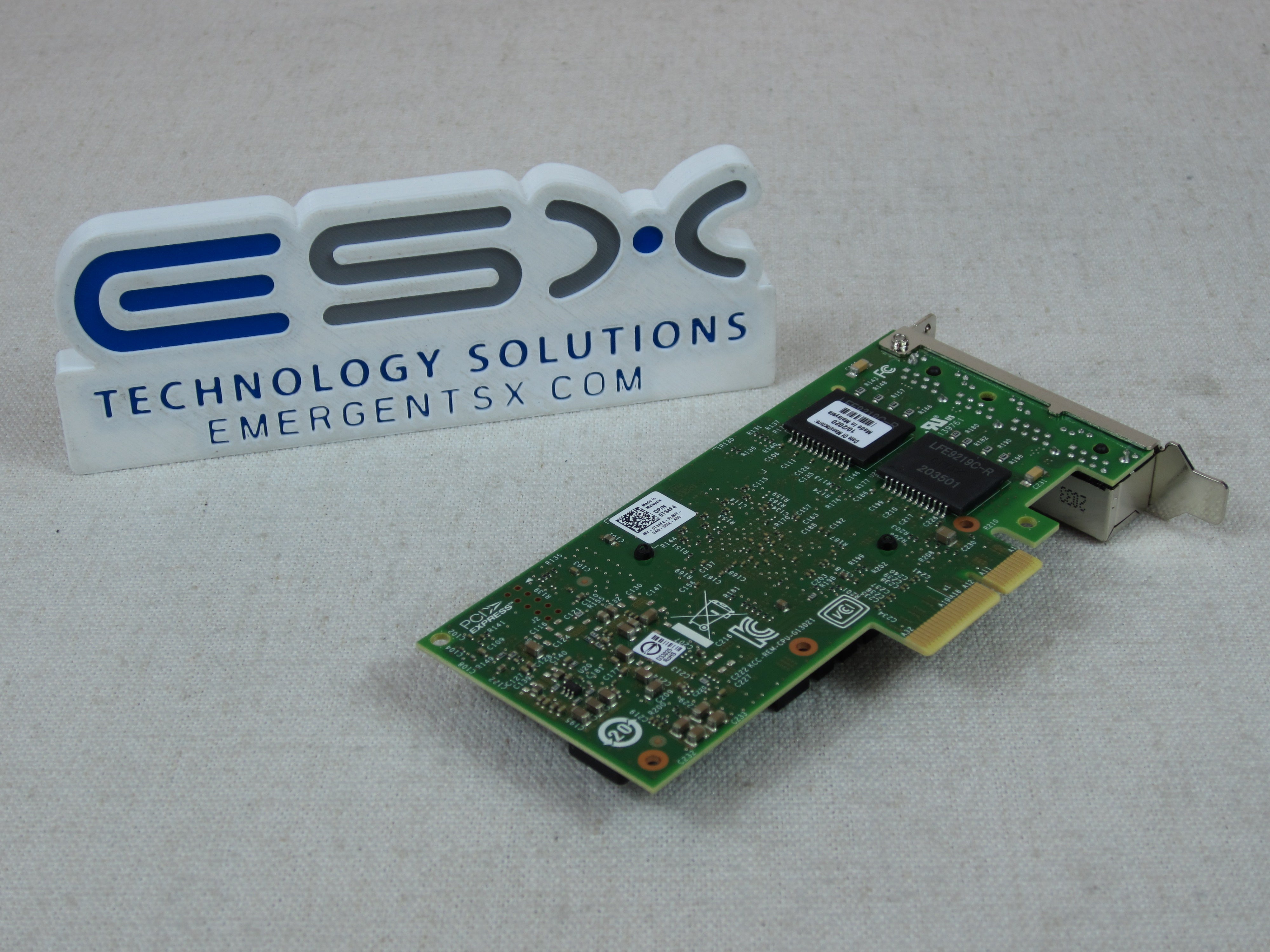 Dell T34F4 Intel i350-T4 Quad-Port GbE NIC Gigabit Ethernet Server Adapter LP