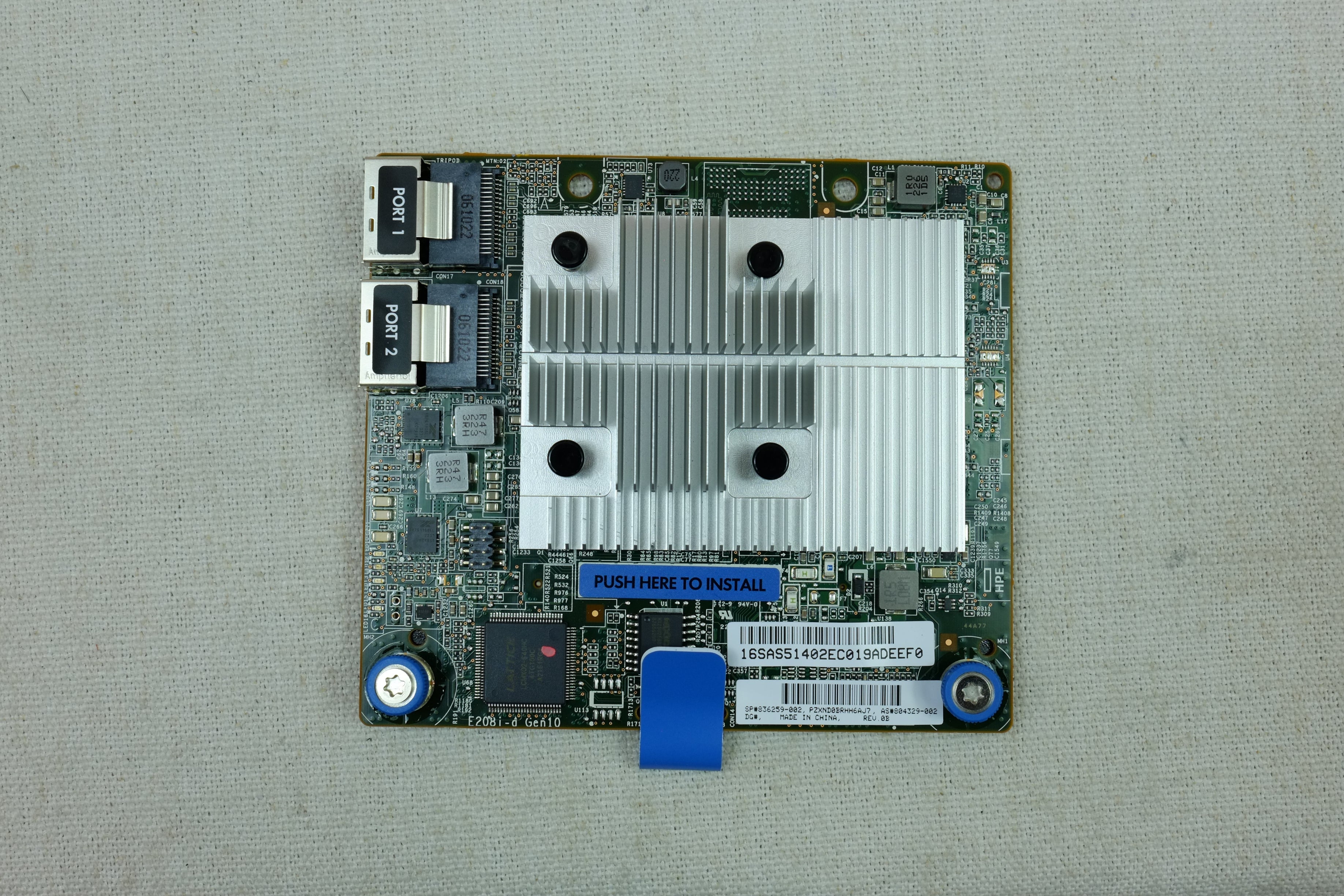 HP 836259-002 Smart Array E208i-a SR Gen10 12G SAS Controller 804329-001