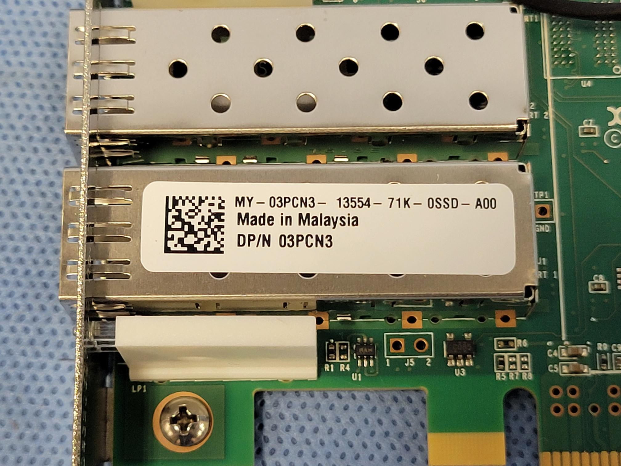 Dell 3PCN3 QLogic QLE2662L Dual Port 16Gb/s FC Fiber Channel HBA QLE2662L-DEL LP