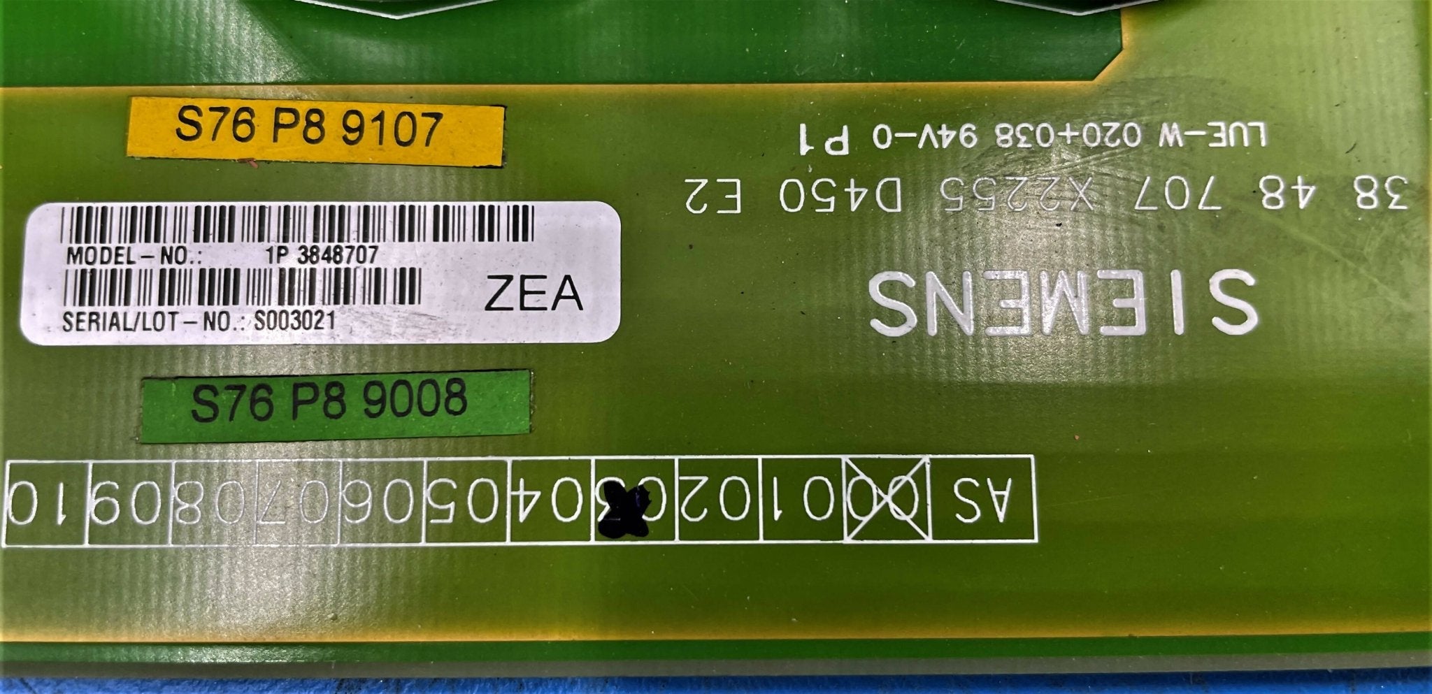 DC POWER STAT D450 BOARD (3848707/03848707 SIEMENS