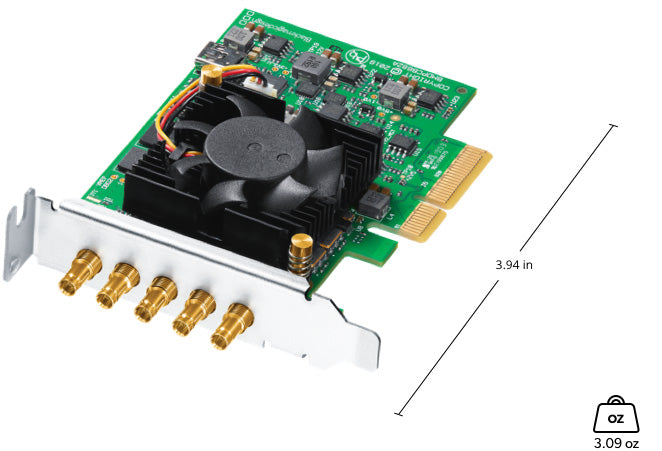 Blackmagic DeckLink Duo 2 Mini - Physical Specs | Alo Tech Solutions