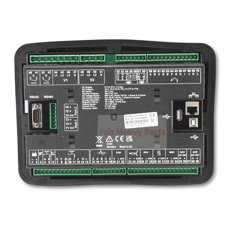Deep Sea Synchronising Load Sharing Controller DSE8610 MKII