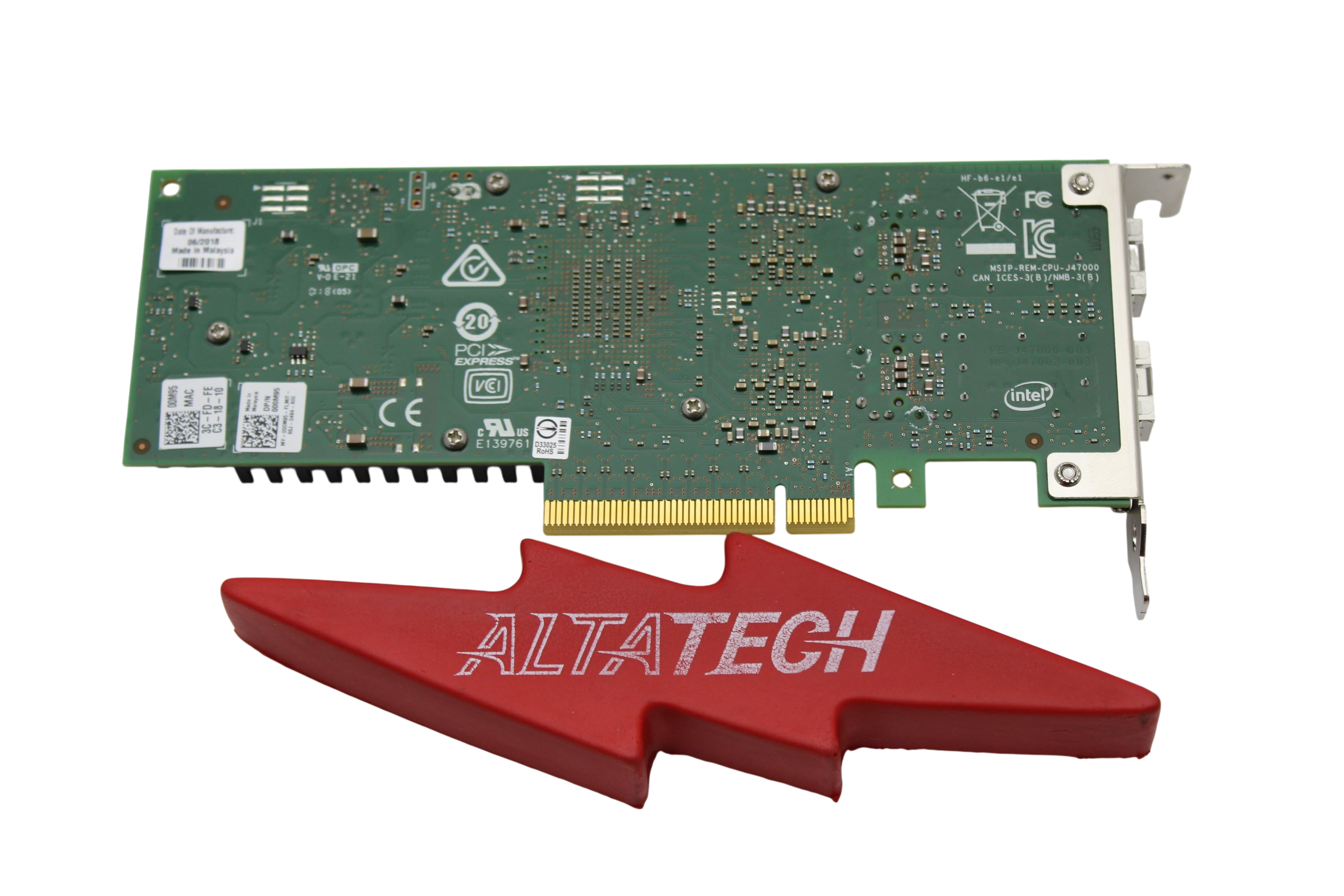 Dell 00M95 - Intel XXV710-DA2 25G SFP+ NIC - Label Detail | Alo Tech Solutions