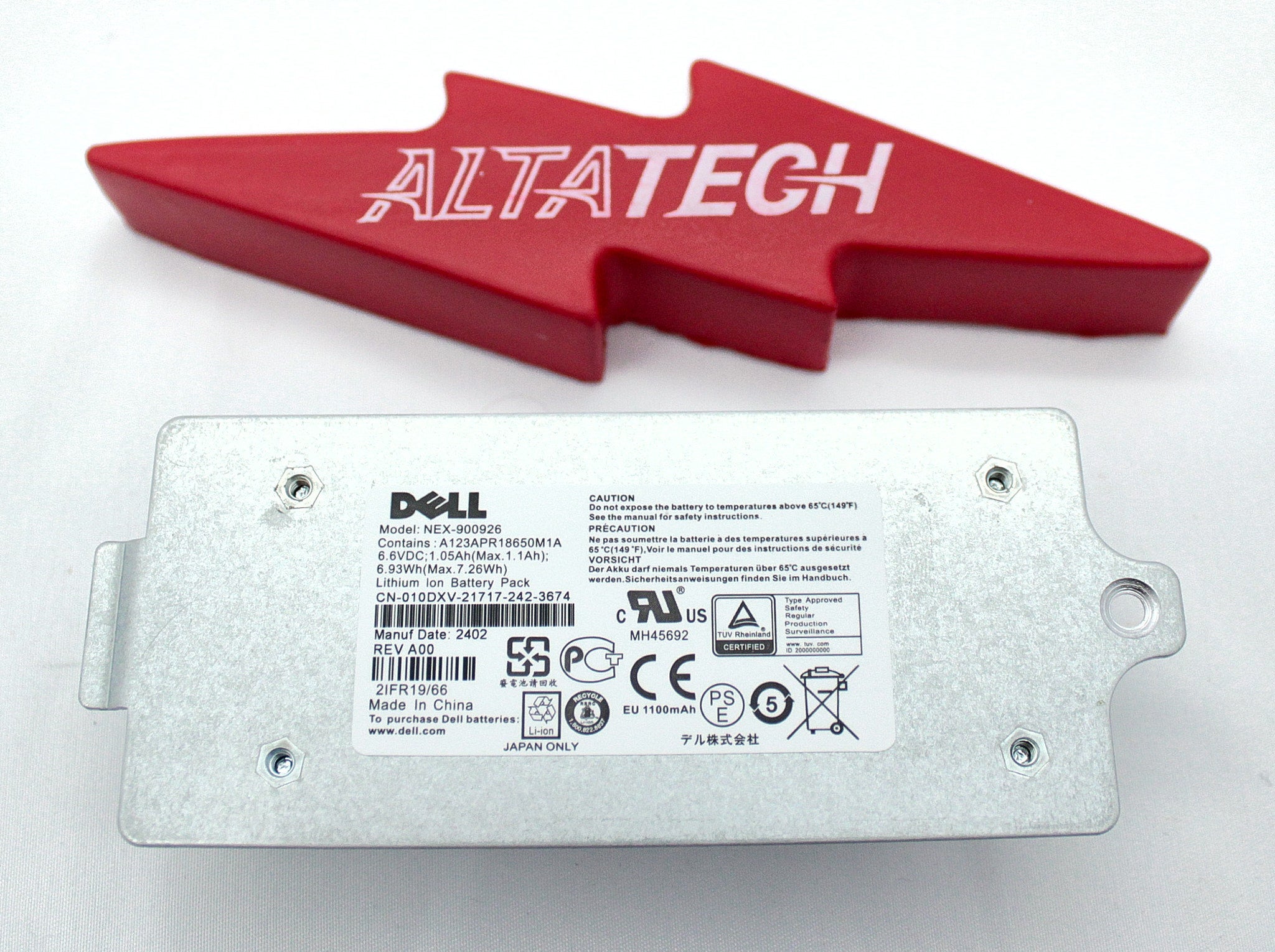 Dell 010DXV - PS6210 Backup Battery - Connector View | Alo Tech Solutions