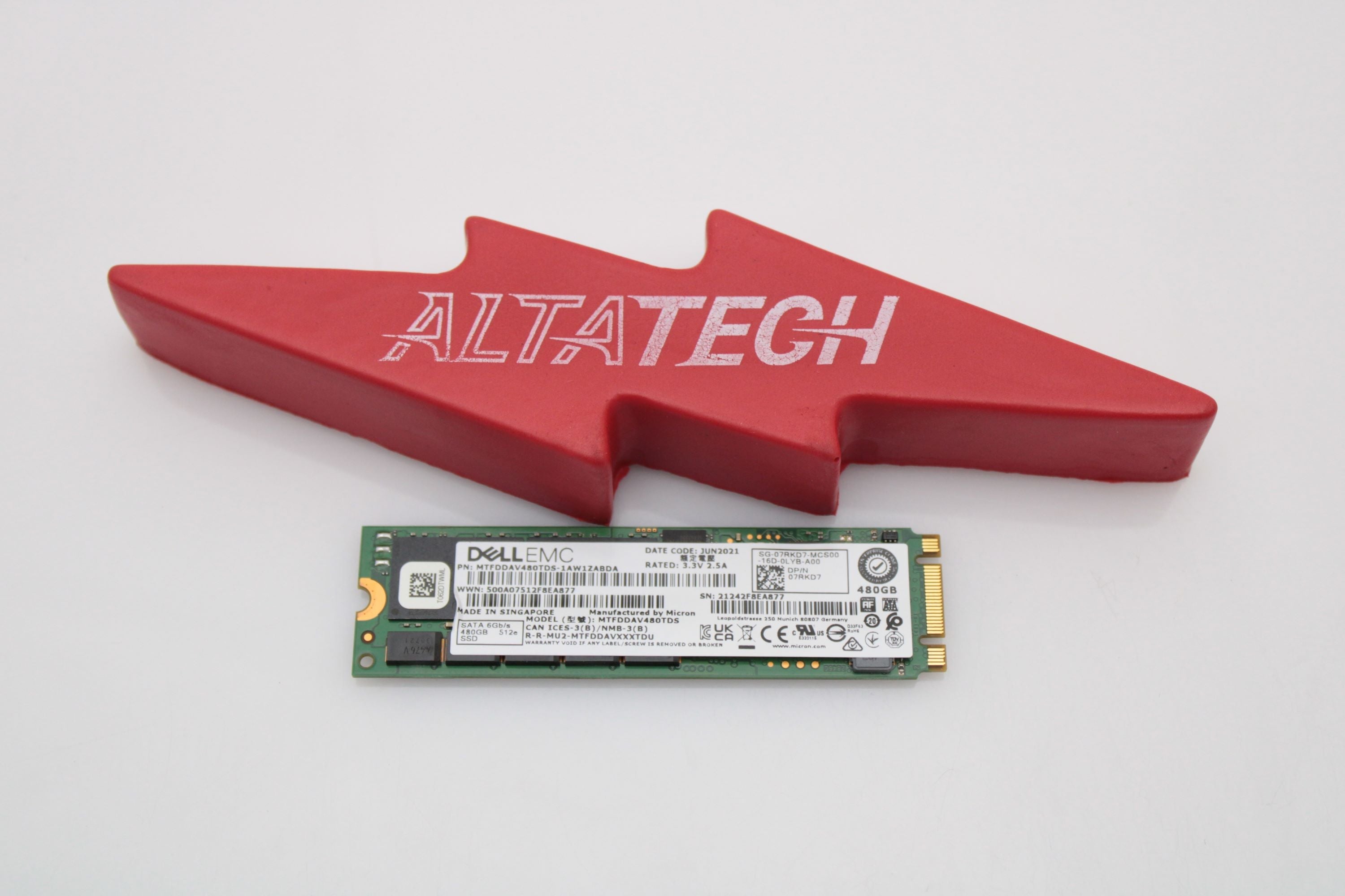 Dell 07RKD7 - 480GB SSD SATA M.2 for BOSS Controller | Alo Tech Solutions
