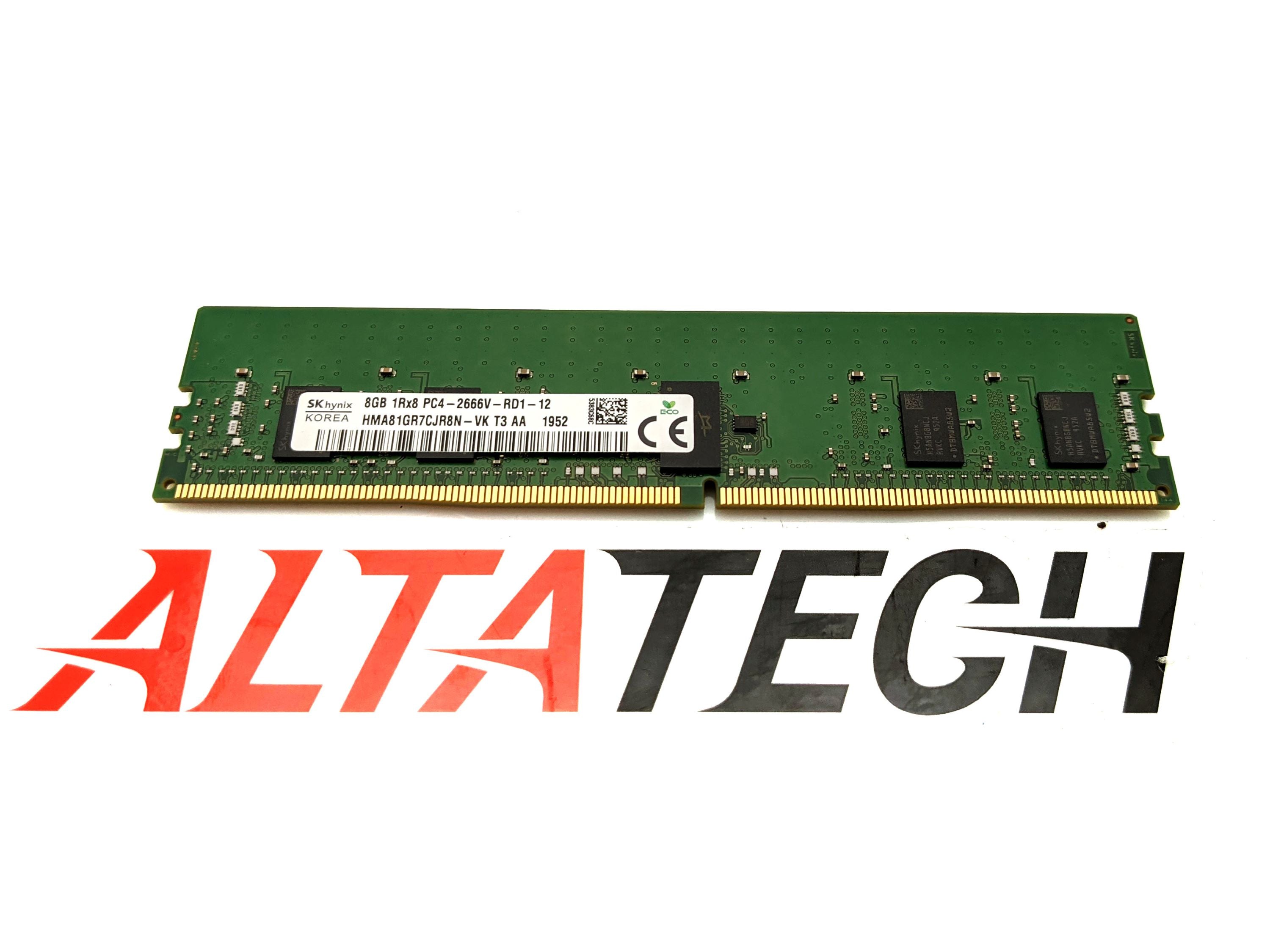 Dell 01VRGY - 8GB DDR4 PC4-21300V 2666MHz 1Rx8 ECC RDIMM | Alo Tech Solutions