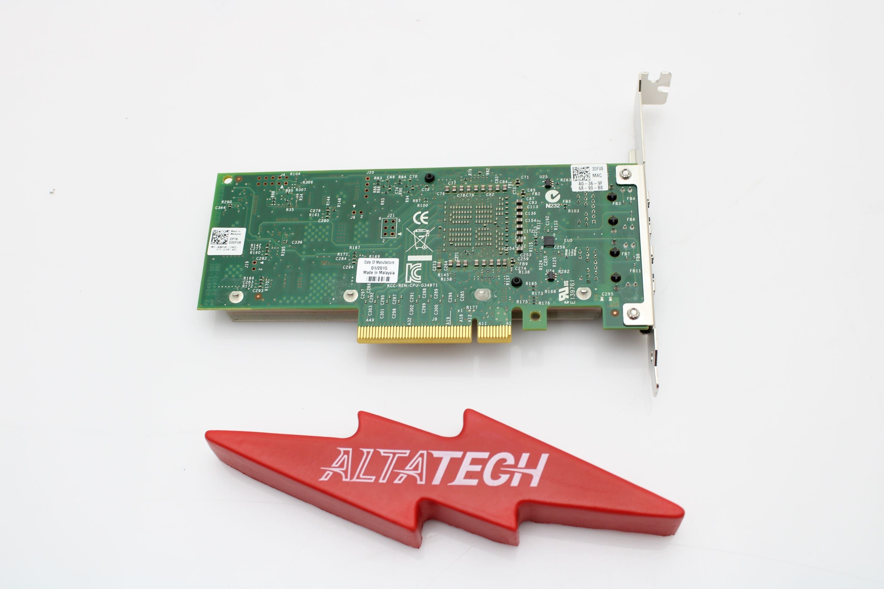 Dell 03DFV8 INTEL X540-T2 10G DP PCI-E LP