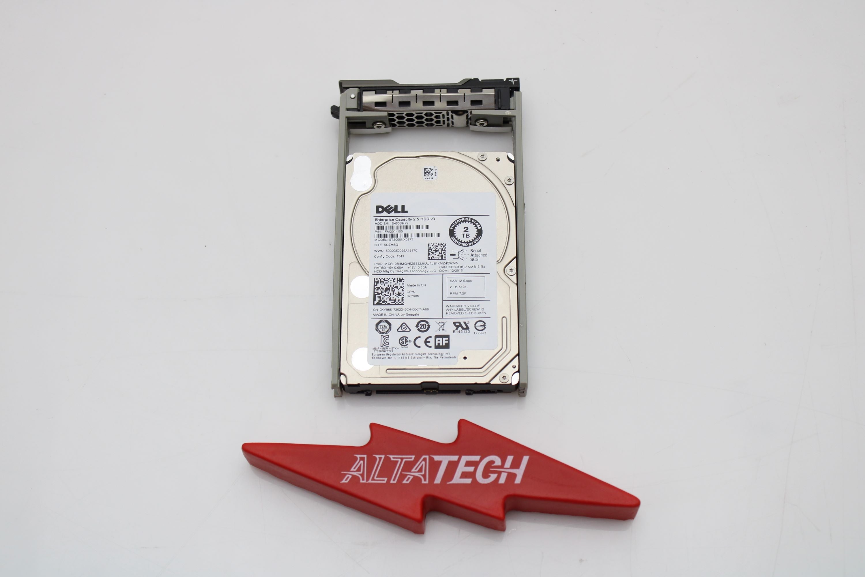 Dell 400-AMTW 2TB 7.2K SAS 2.5 12G HDD