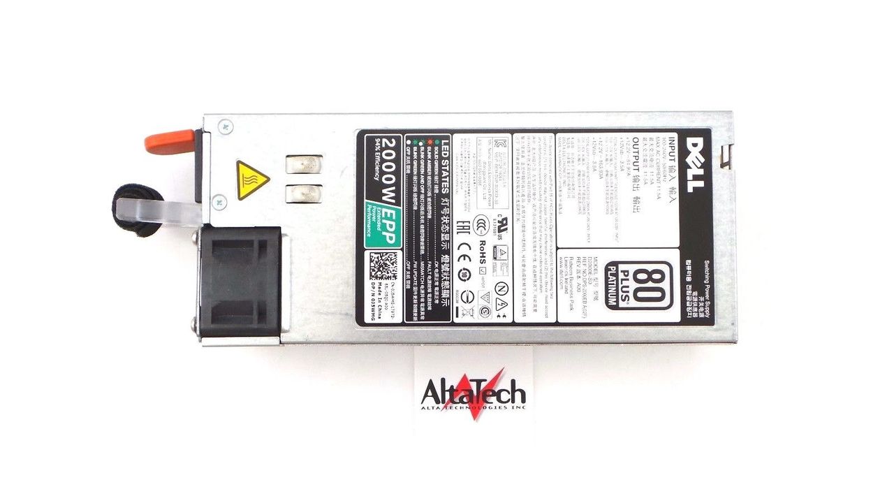 Dell 450-AHCF PowerEdge FX2 / C4130 2000W Delta Power Supply