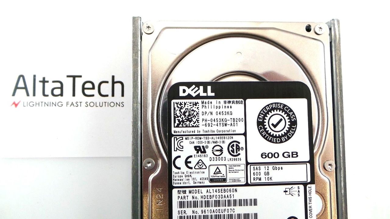 Dell 0453KG 600GB 10K SAS 2.5" 12G