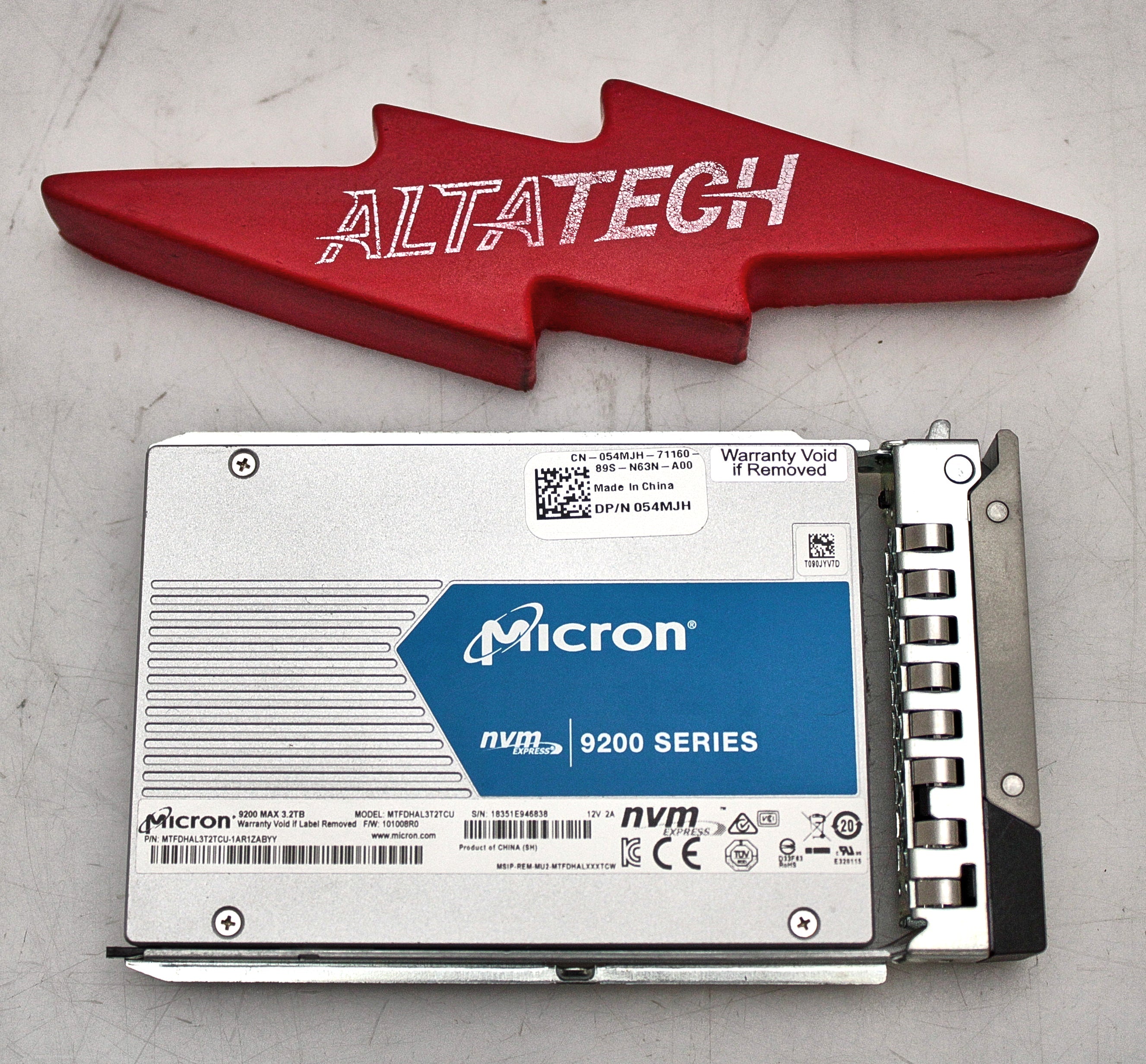Dell 54MJH 3.2TB SSD SAS 2.5 NVME U.2 PRO MICRON 9200
