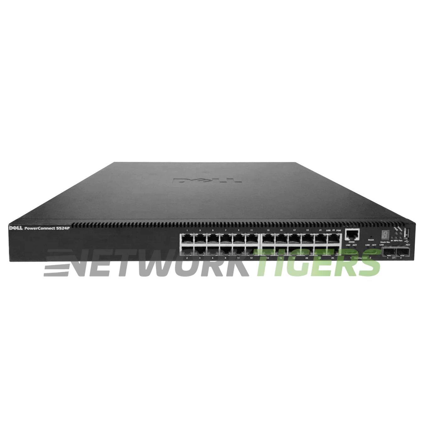 NEW Dell 5524P PowerConnect 5500 24x 1GB PoE RJ45 2x 10GB SFP+ Switch