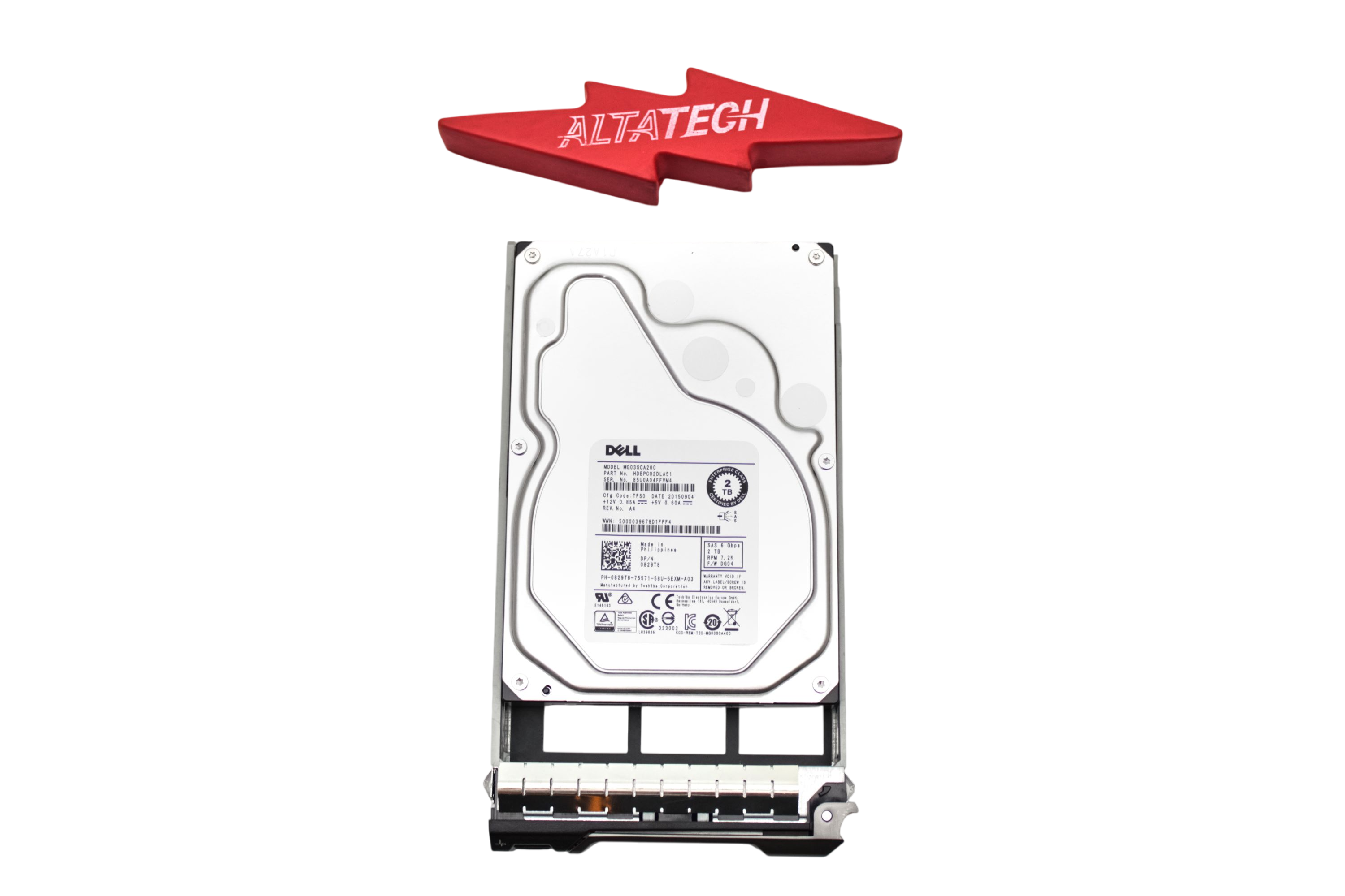 Dell 829T8 2TB 7.2K SAS 3.5 6G MG03SCA200 / HDEPC02DLA51