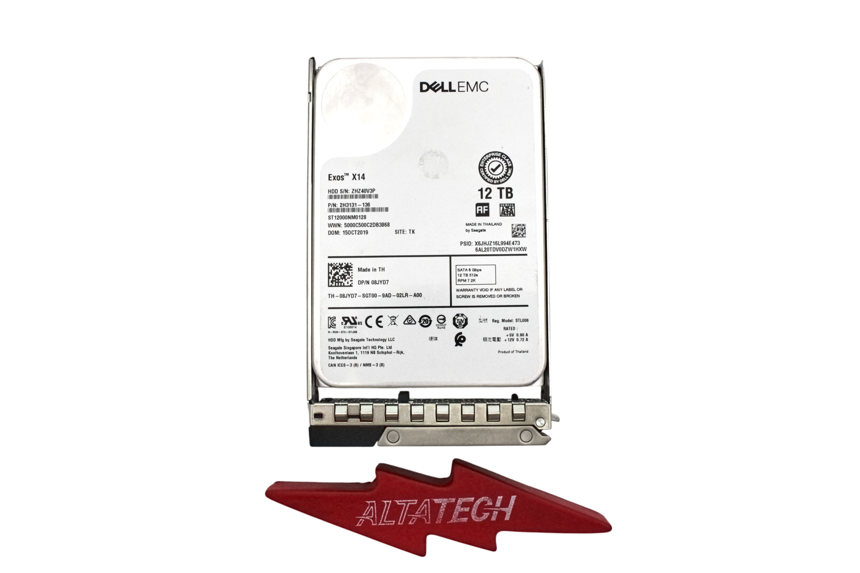 Dell 8JYD7 12TB 7.2K SATA 3.5 6G ST12000NM0128