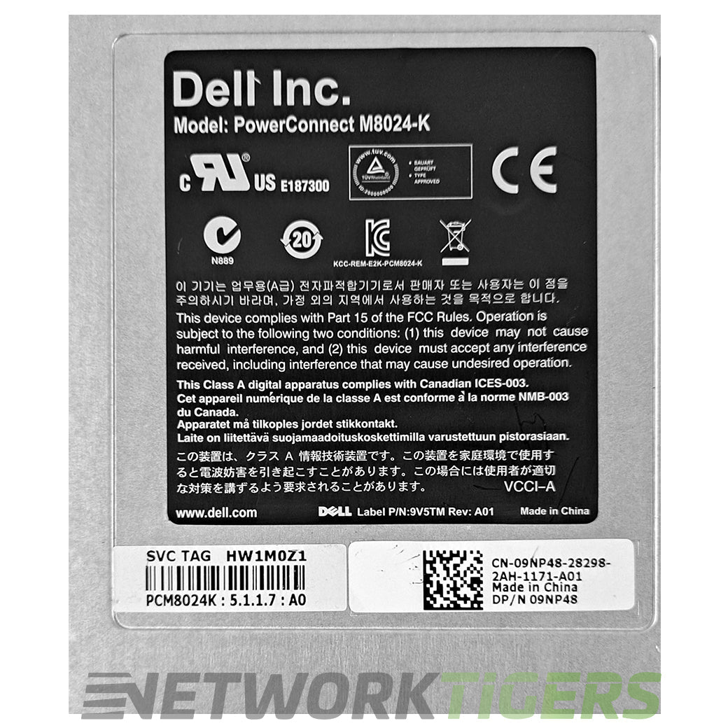 NEW Dell M8024-K PowerConnect M1000e Blade 4x 10GB SFP+ Switch Module