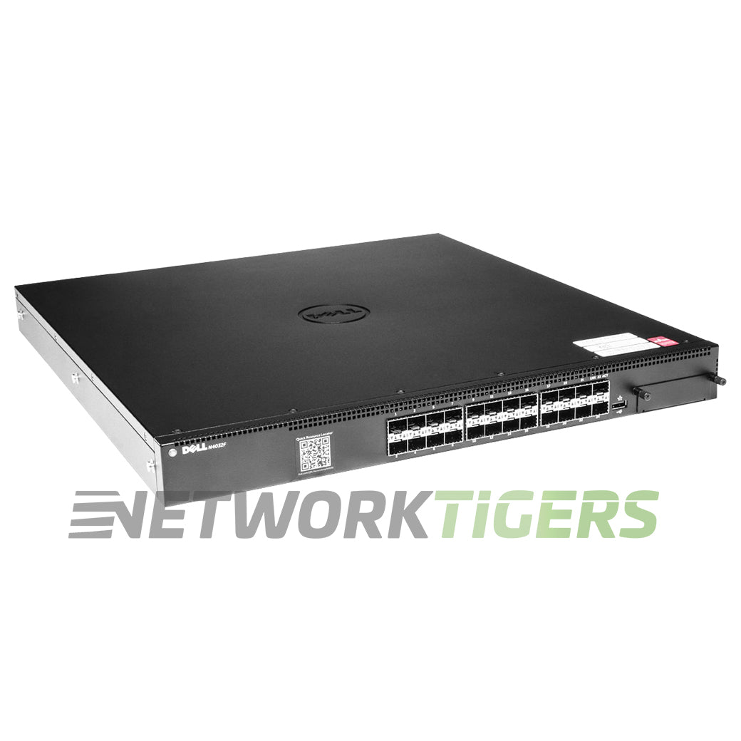 Dell N4032F 8132F N4000 Series 24x 10 Gigabit SFP+ Front-to-Back Airflow Switch