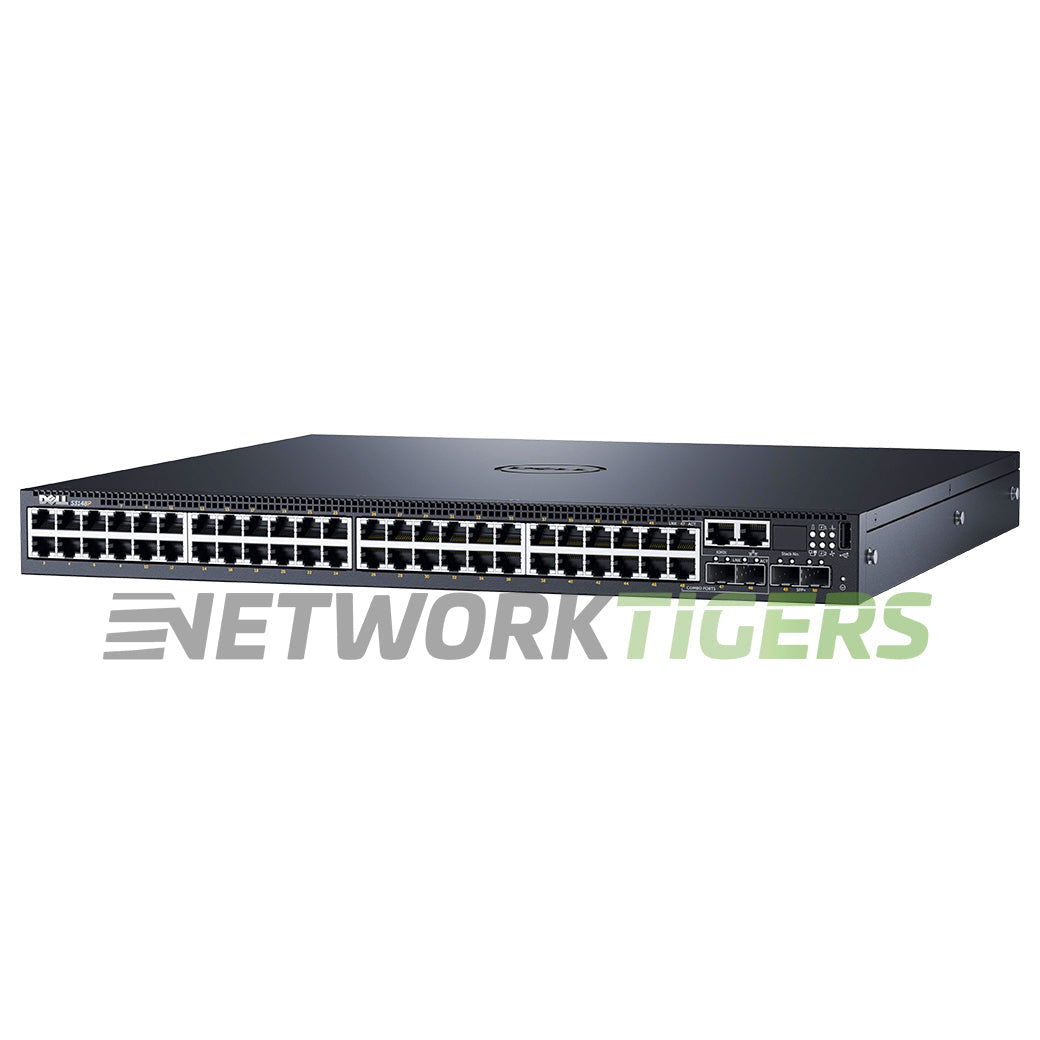 NEW Dell S3148P 48x 1GB PoE+ RJ45 2x 1GB Combo 2x 10GB SFP+ F-B Airflow Switch