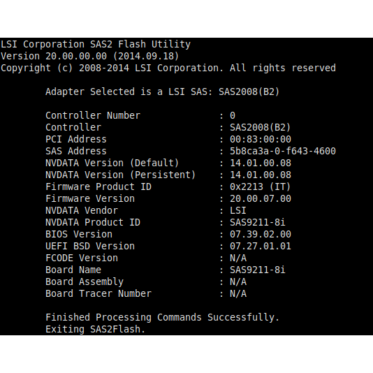 Dell H310 6Gbps SAS HBA w/ LSI 9211-8i P20 IT Mofor ZFS FreeNAS unRAID