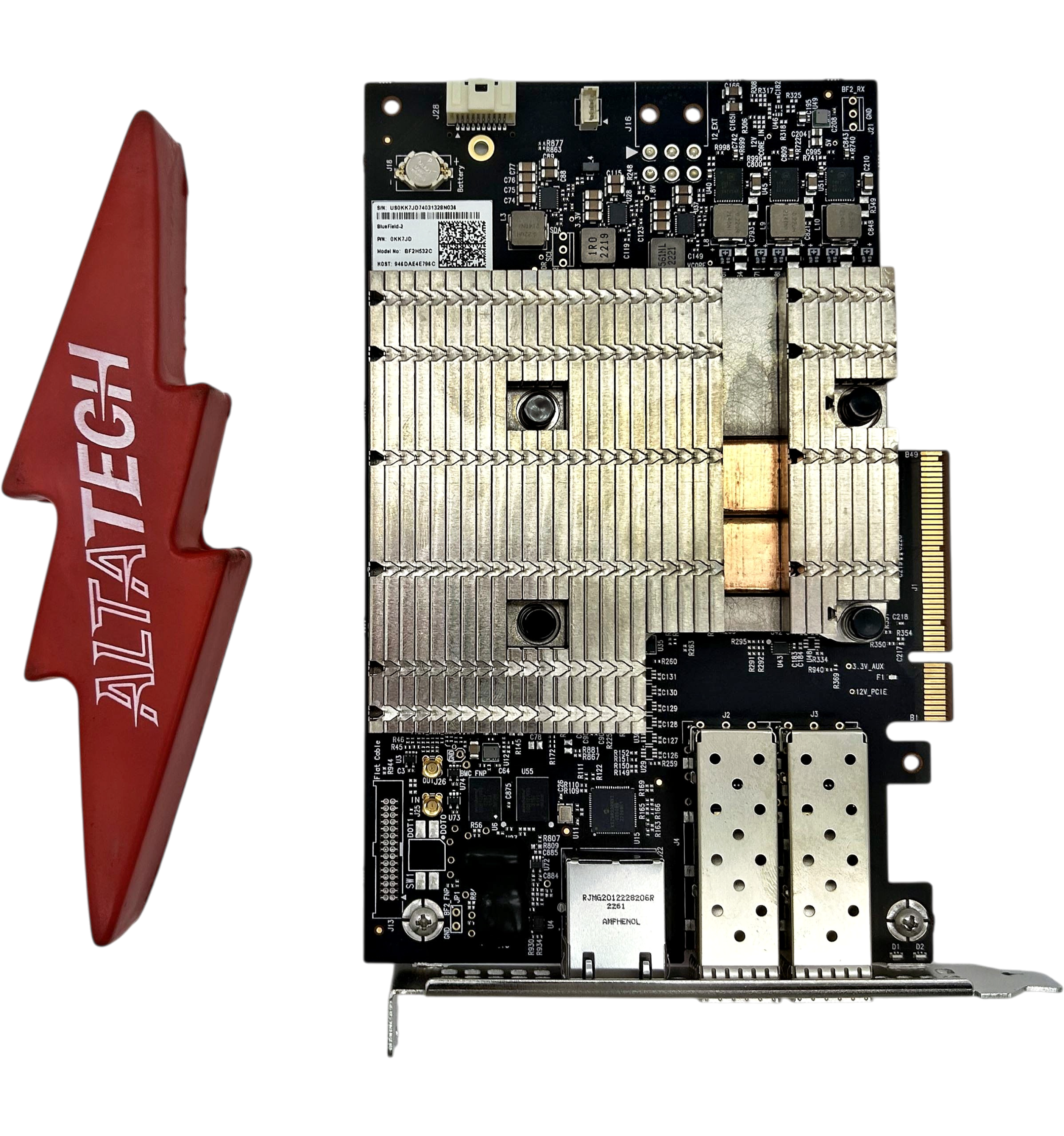 Dell KK7JD DATA PROCESSING UNIT 2X 25GB SFP56 PCIE 4.0X8 FHHL