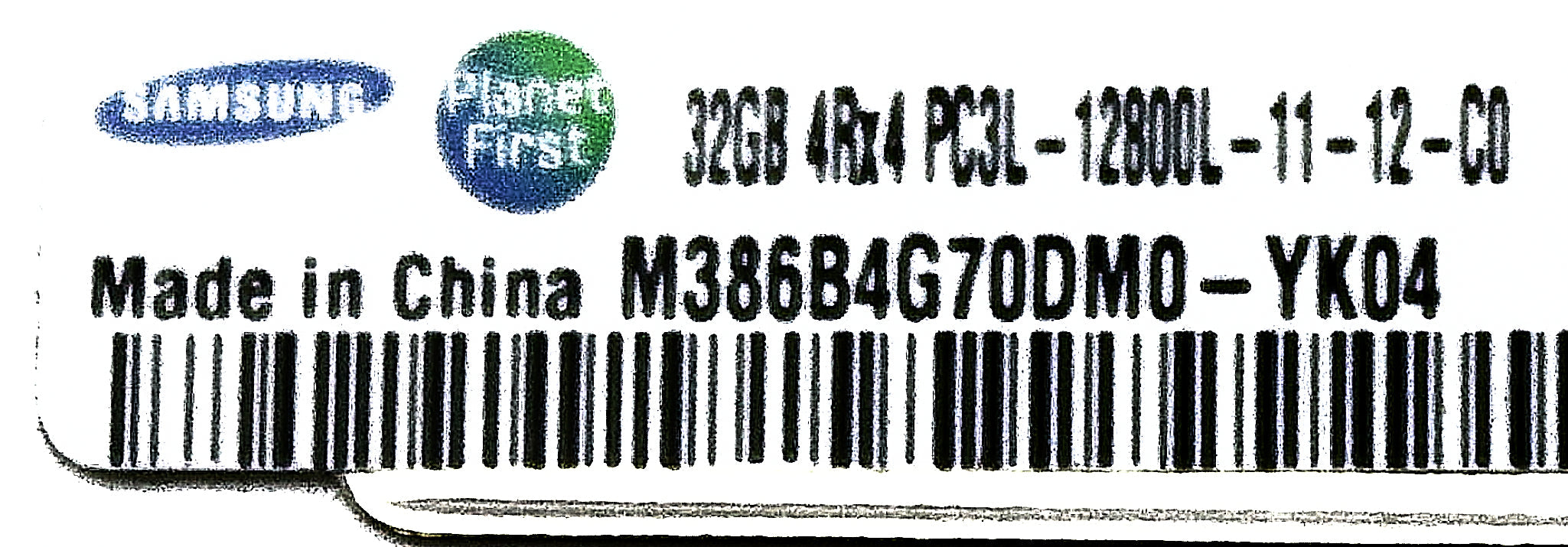 Dell M386B4G70DM0-YK04 32GB PC3L-12800L DDR3-1600 4RX4 ECC