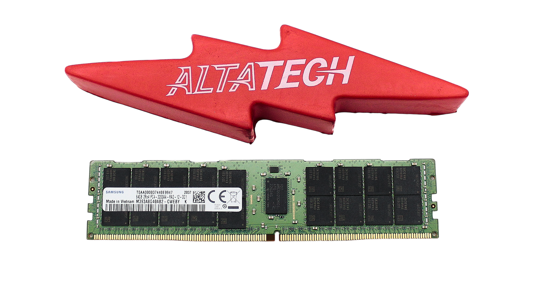 Dell M393A8G40AB2-CWE 64GB PC4-25600R DDR4-3200AA 2RX4 ECC