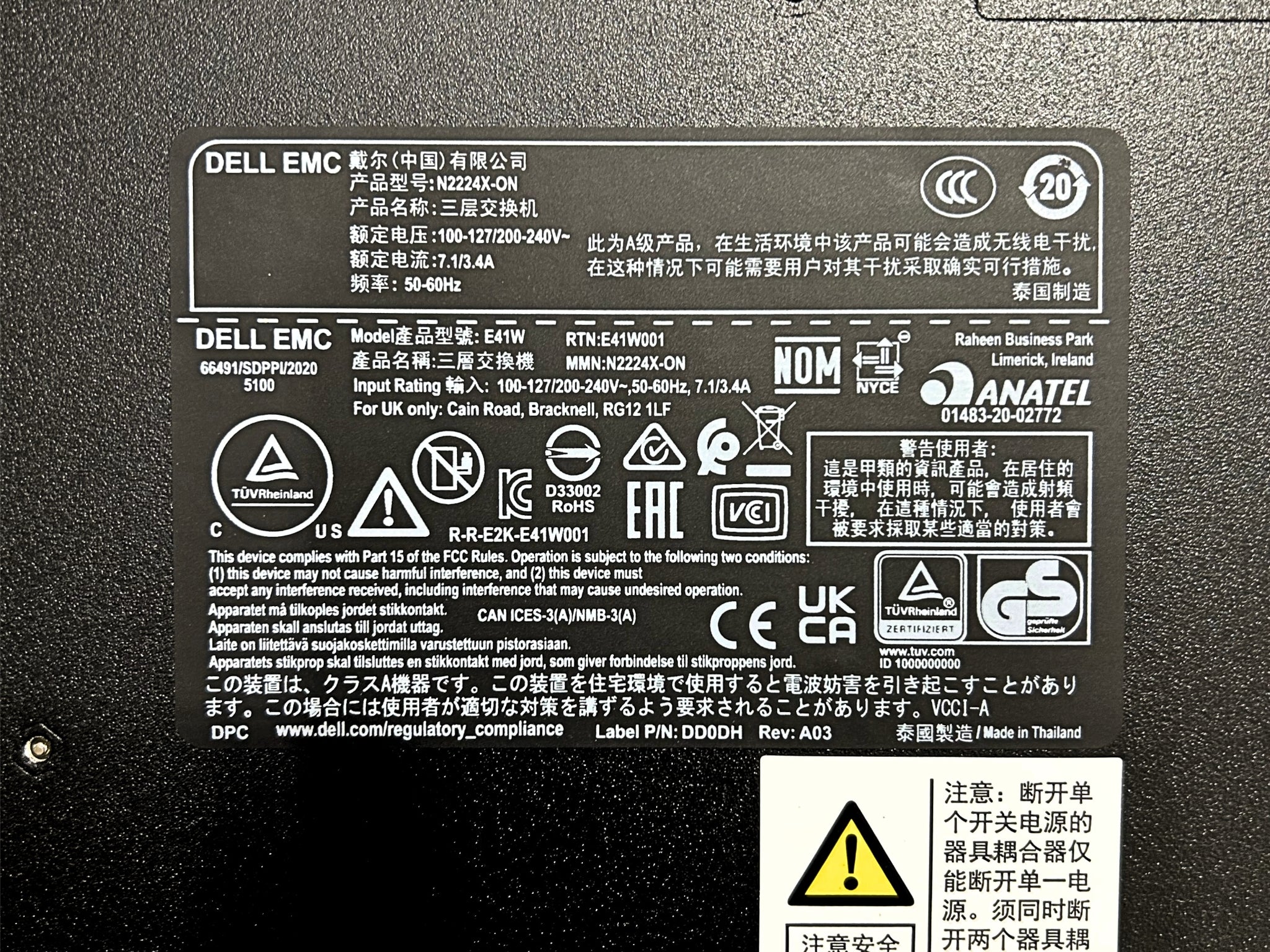 Dell N2224X-ON New In Box Power-Switch P97JG24x 2.5GbE 4x SFP28 25GbE