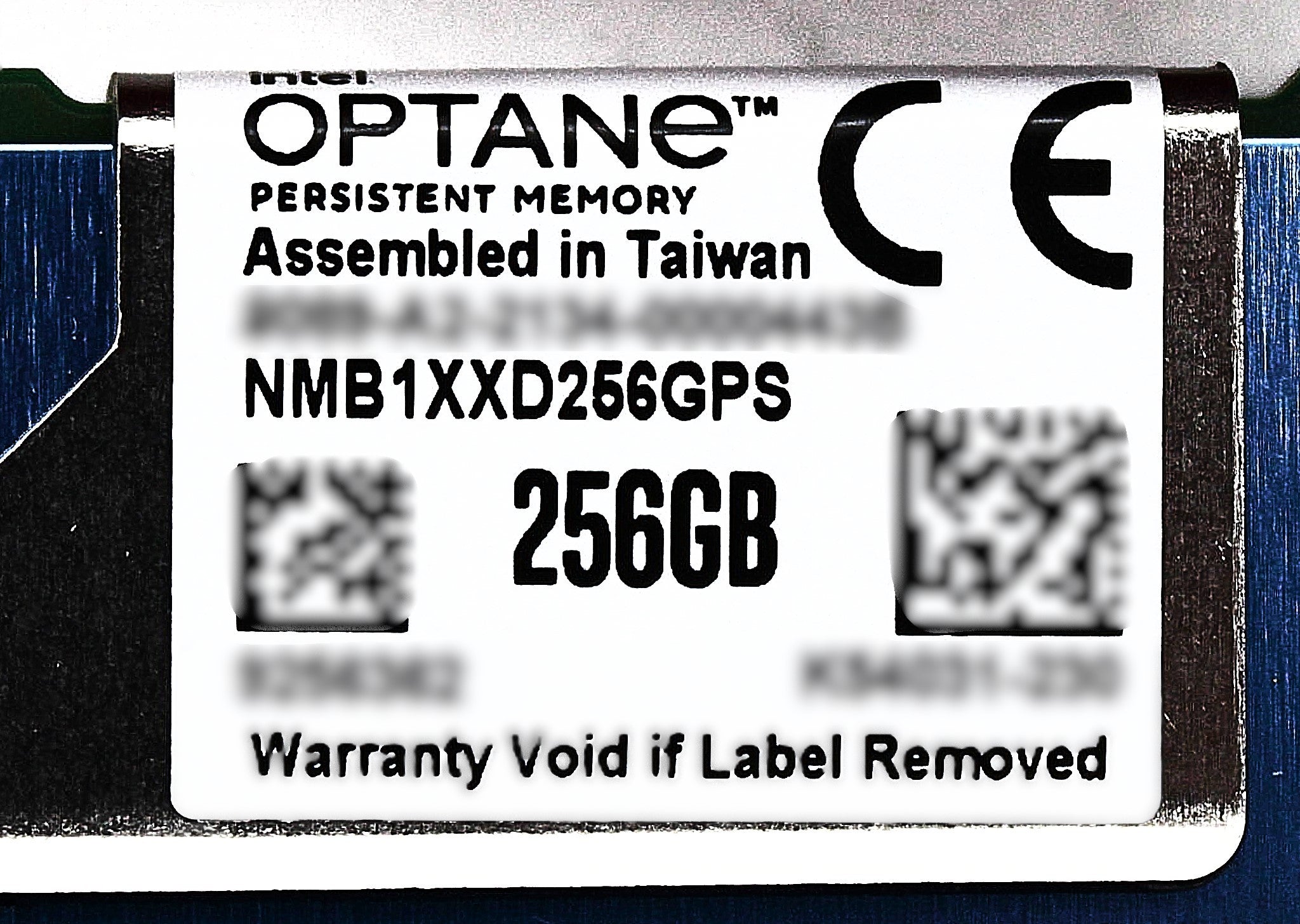 Dell NMB1XXD256GPS 256GB PC4-25600 DDR4-3200 Intel OPTANE 200 DC Persi