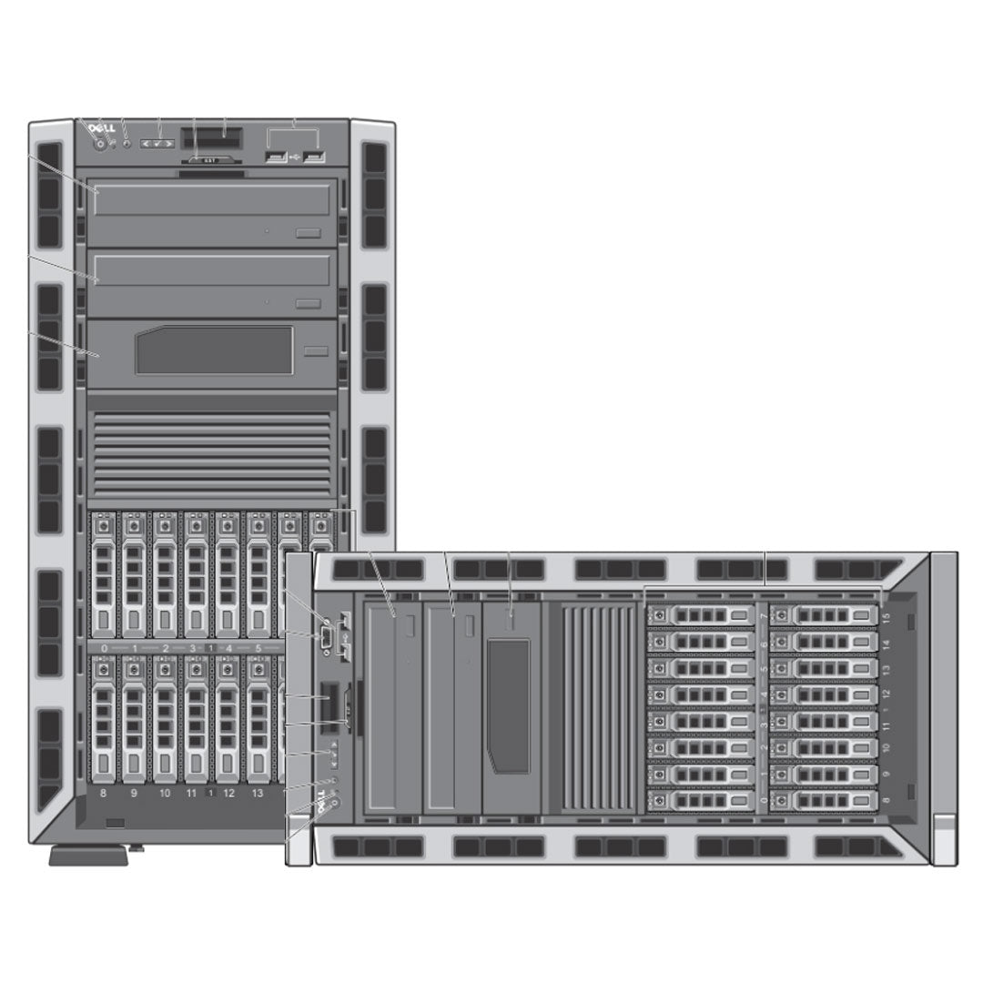 Refurbished Dell PowerEdge T320 (8 x 3.5”) Tower Serve