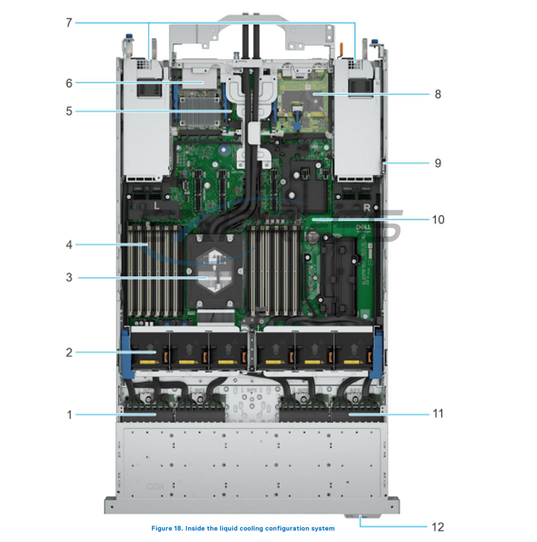 4JWWY - Direct Liquid Cooling (DLC) Heatsink | Refurbished Dell PowerEdge R7715