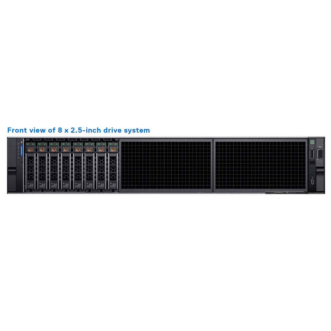 8x 2.5" NVMe Rack Chassis | Refurbished Dell PowerEdge R860