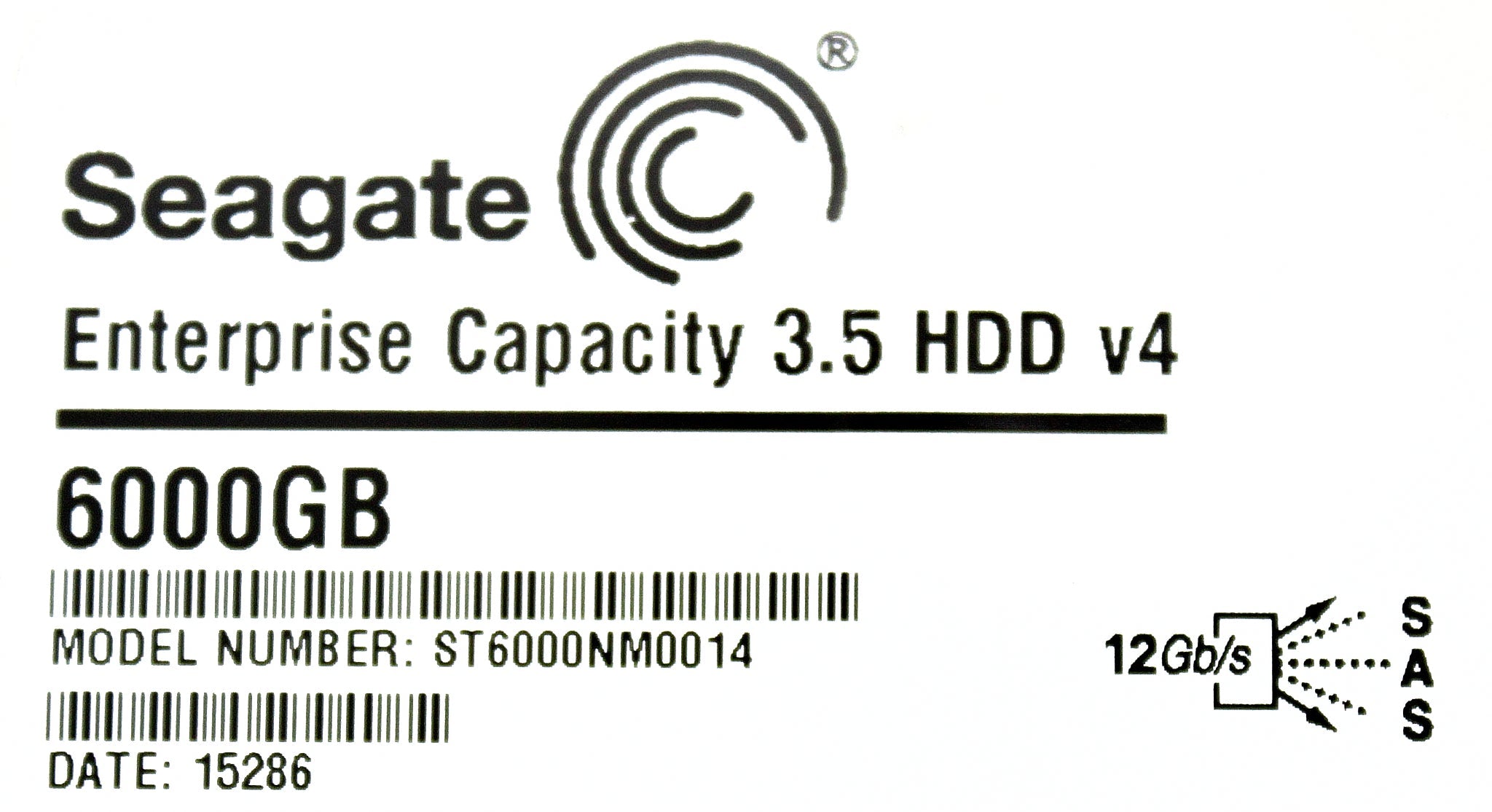 Dell ST6000NM0014 6TB 7.2K SAS 3.5 12G 4K