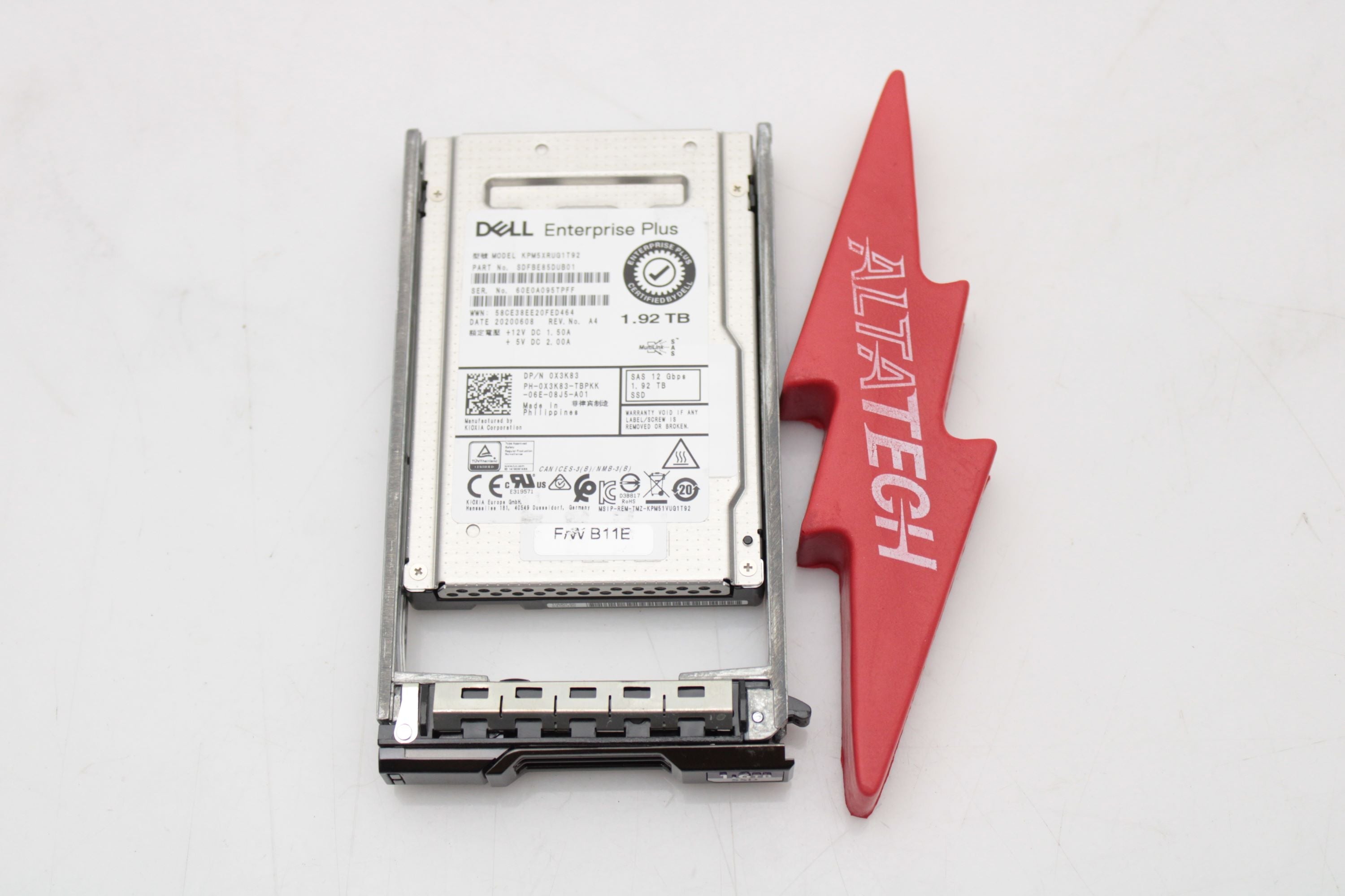 Dell X3K83-CML 1.92TB SSD SAS 2.5 12G E+ KPM5XRUG1T92 / SDFBE85DAB01