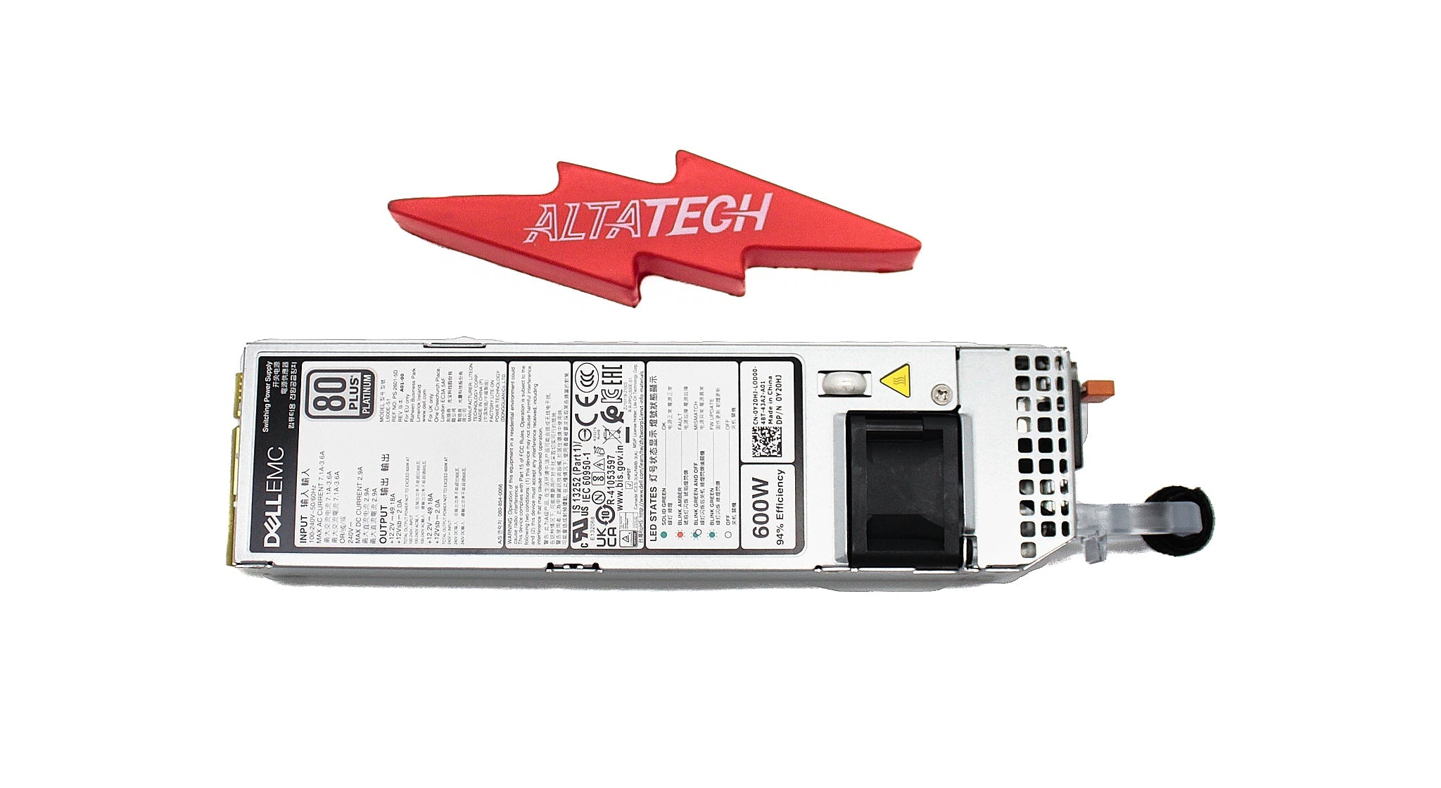 Dell Y20HJ 600W POWER SUPPLY HH R650XS/R750XS