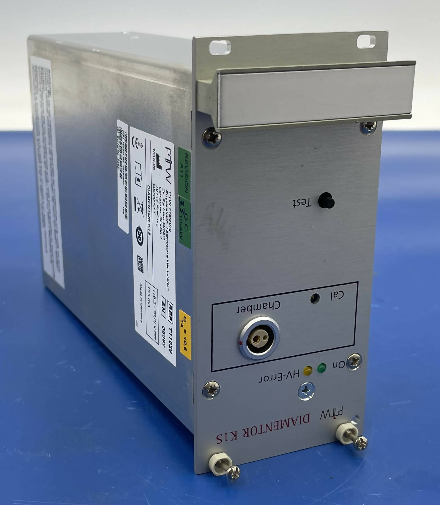 Siemens 5890061 - Diamentor K1S Dose Area Product Meter Front View | Alo Tech Solutions