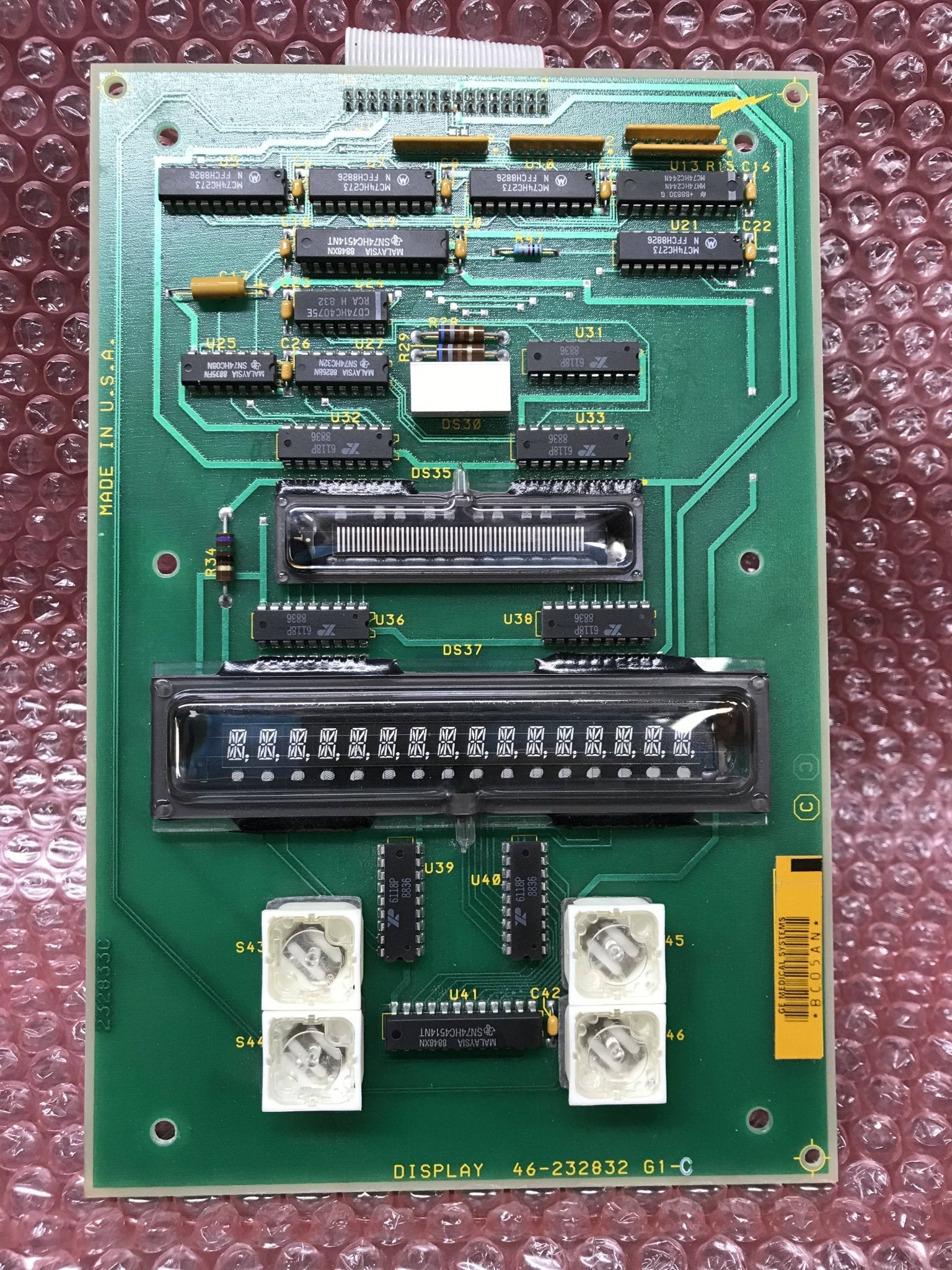 Display Board (46-232832 G1-C GE AMX 4