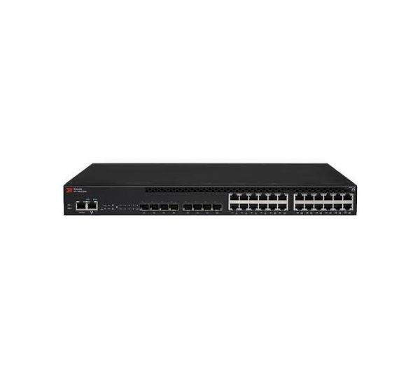 ICX6610-24P-E - Brocade ICX 6610 24-Ports 10/100/1000BASE-T PoE+ 1U Rack-mountable Front-to-back Airflow Network Switch with 8-Ports SFP+