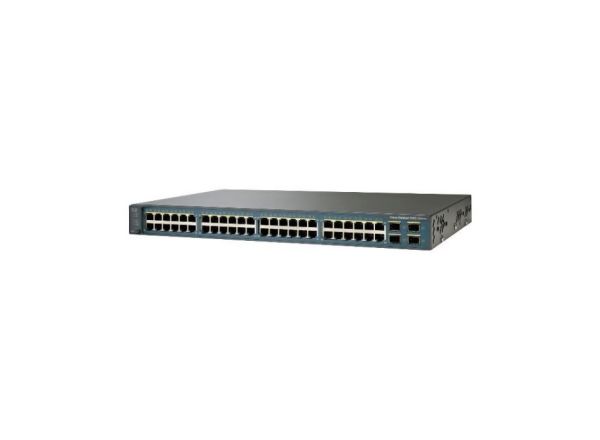 WS-C3560V2-48TS-E - Cisco Catalyst 3560V2 48-Port 1GbE RJ-45 Rack-Mountable Network Switch with 4-Port SFP