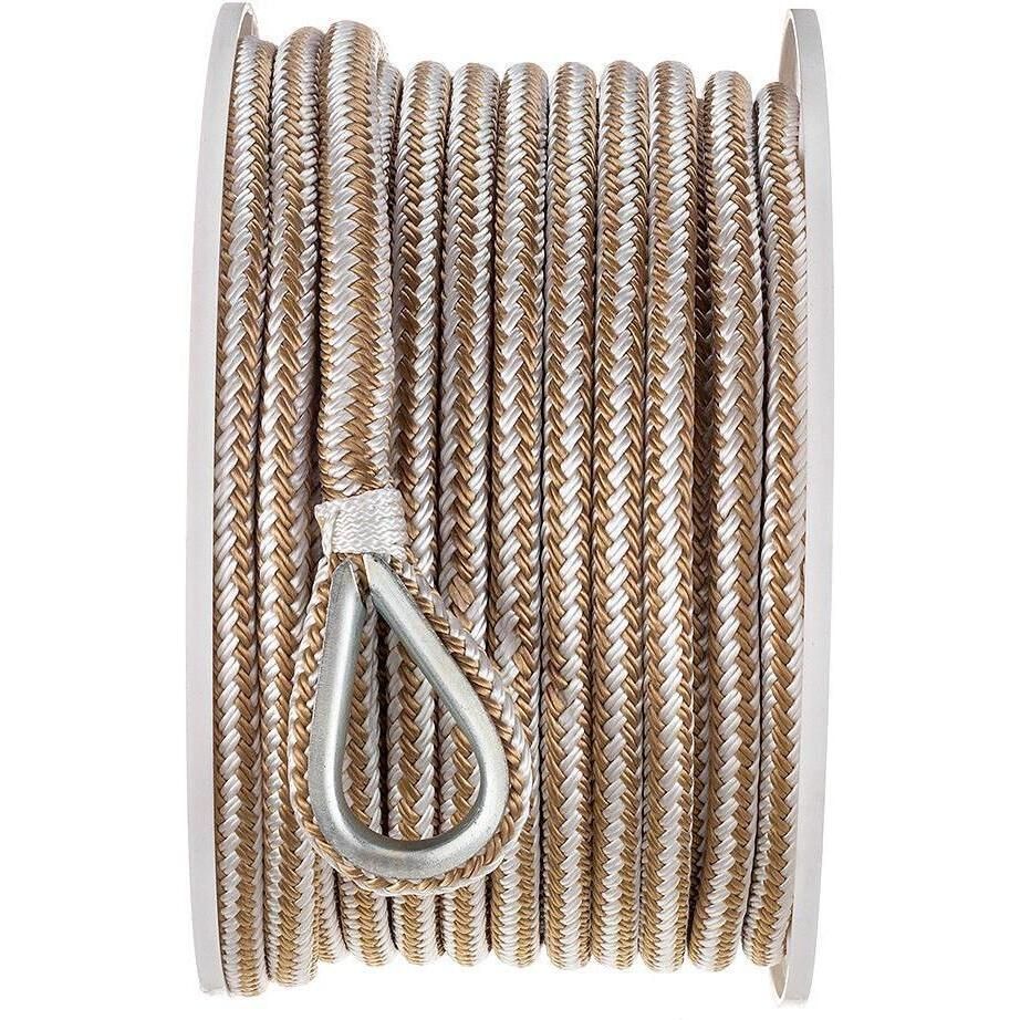 Seachoice Double Braid Nylon Boat Anchor Rope Line