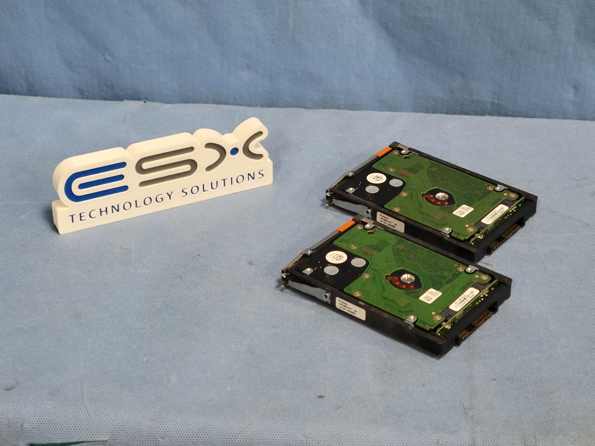 Lot of 2 - EMC VNX 600GB 15K 2.5” HD – PN: 005050935 – V4-2S15-600 / V6-2S15-600