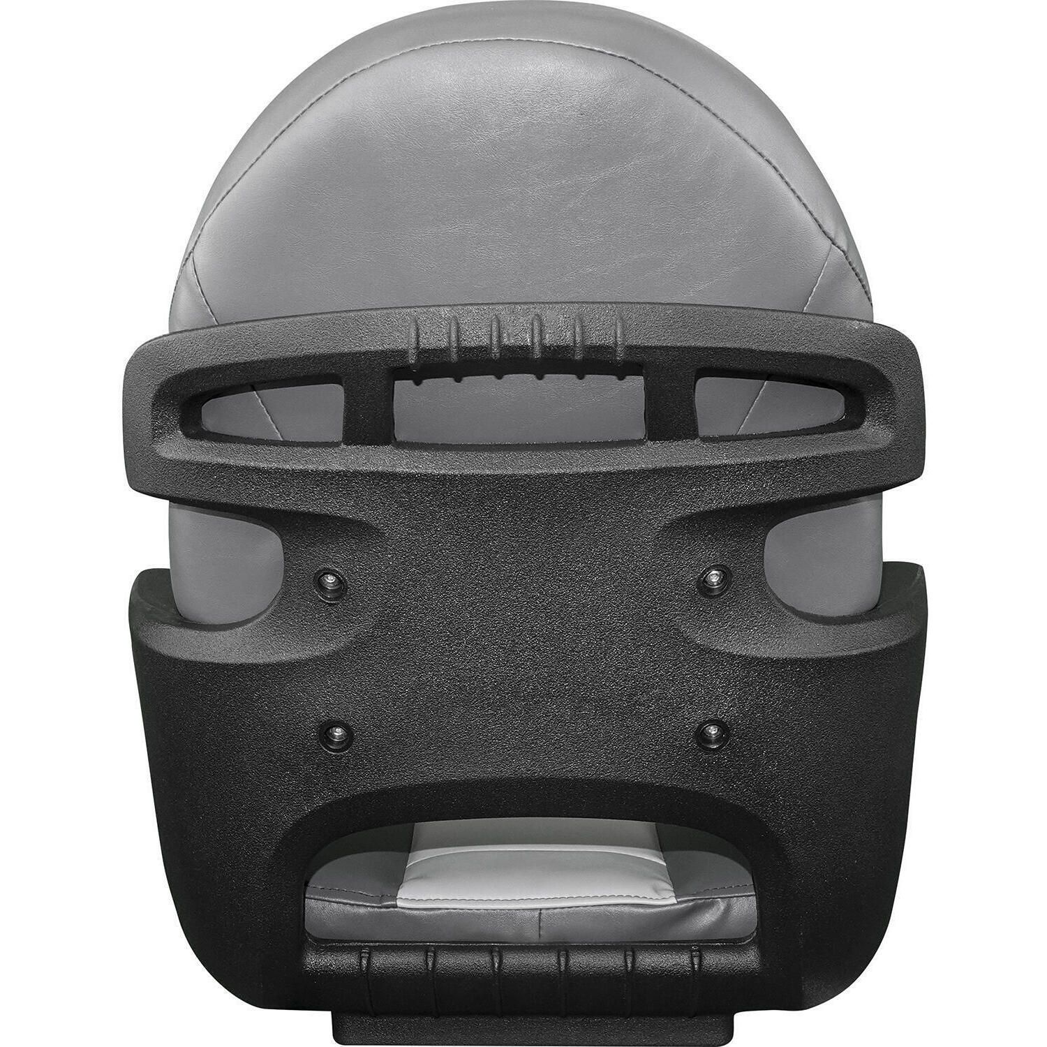 Tempress 57017 Elite Helm High Back Seat, Black Shell, Charcoal/Grey Cushions