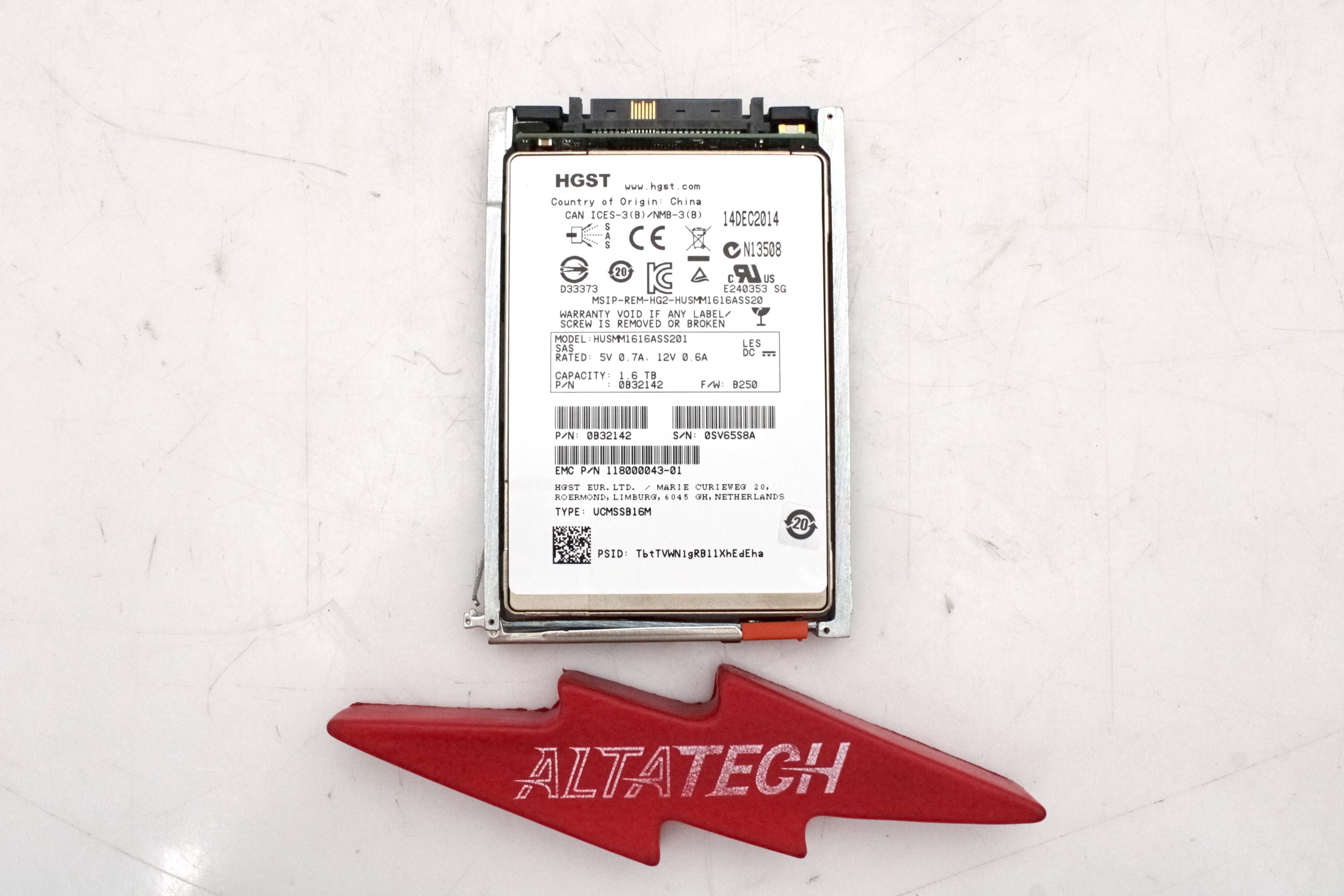 EMC 005051102 1.6TB SSD SAS 2.5 12G XTREMIO