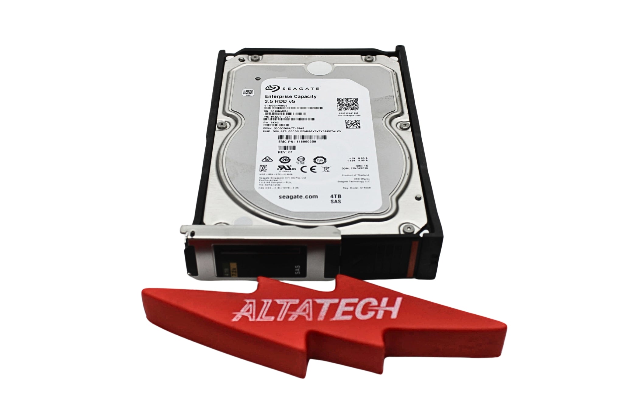 EMC 118000625 4TB 7.2K SAS 3.5 12G DS60