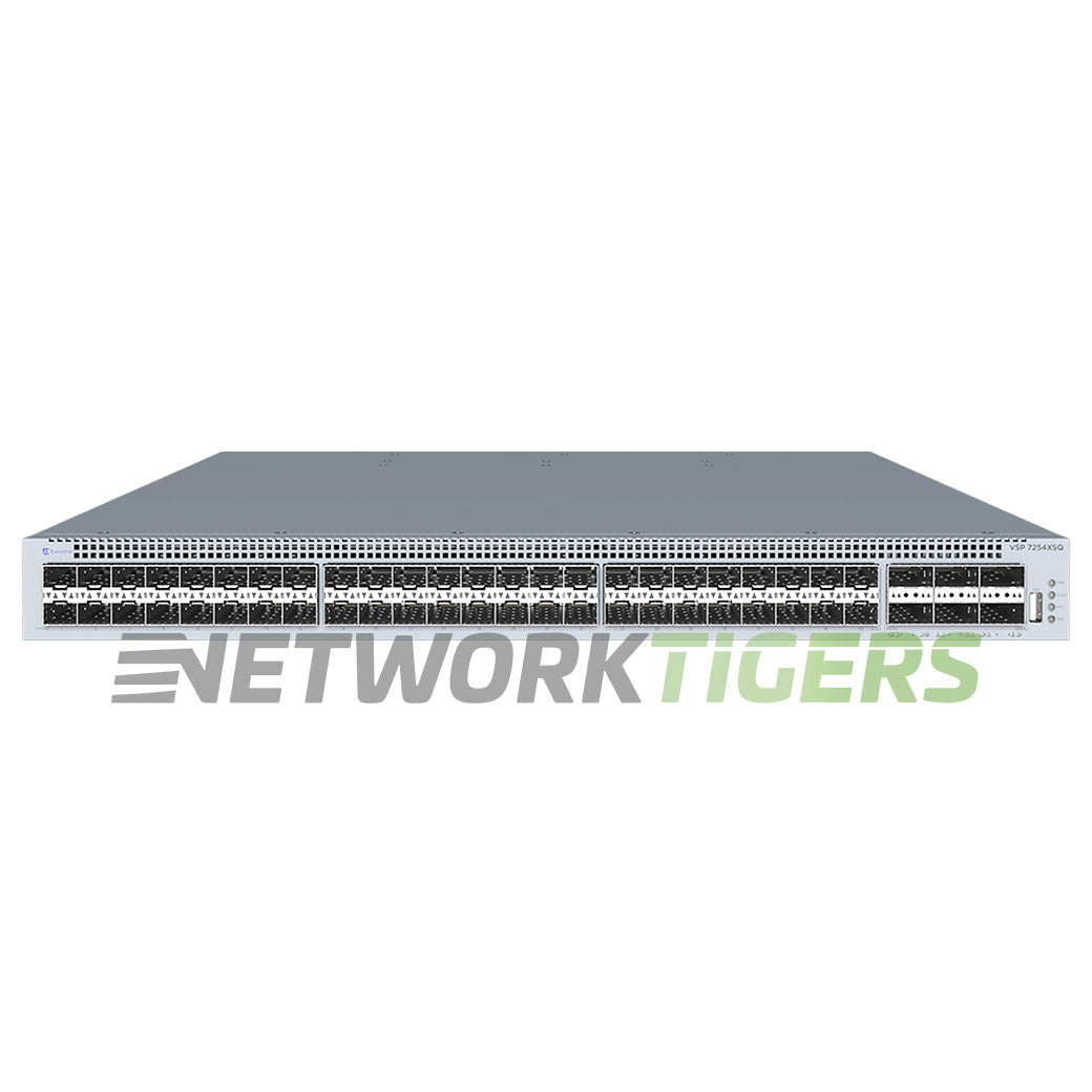 NEW Extreme EC7200A1F-E6 VSP 7254XSQ 48x 10G SFP+ 6x 40G QSFP+ F-B (AC) Switch