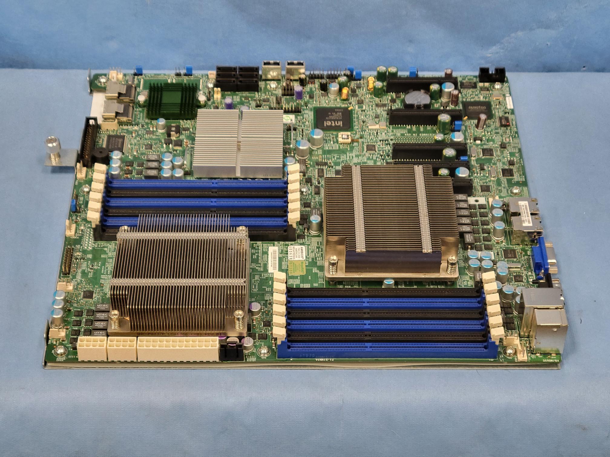 Isilon Dual Socket LGA1366 System Board for NL400 Series X8DT6-A-IS018