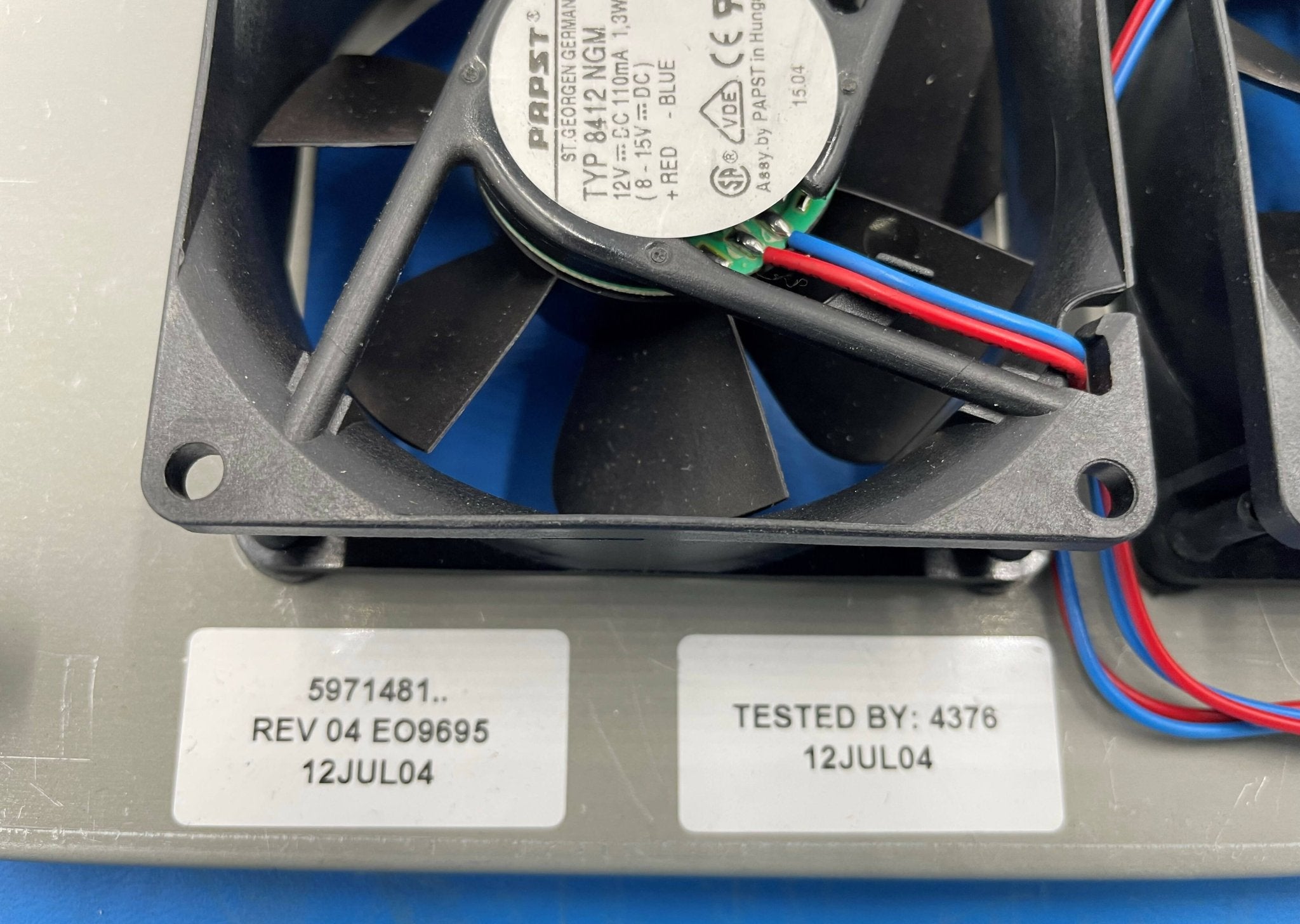 FAN ASSEMBLY (5971481 REV 4 SIEMENS