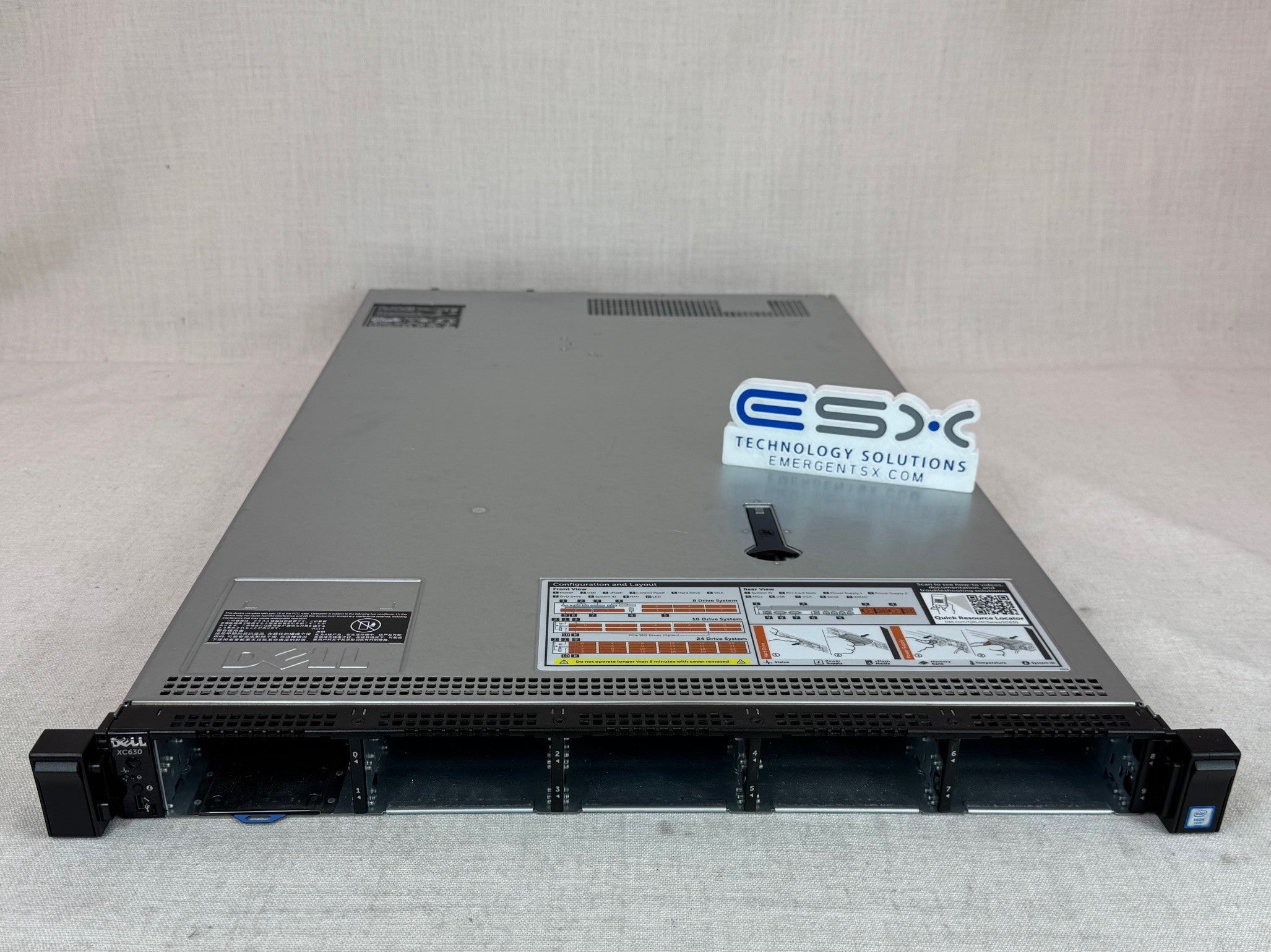 Dell PowerEdge XC630 10x 2.5” Server(same as R630) – 2x 14C E5-2680v4, 32GB RAM