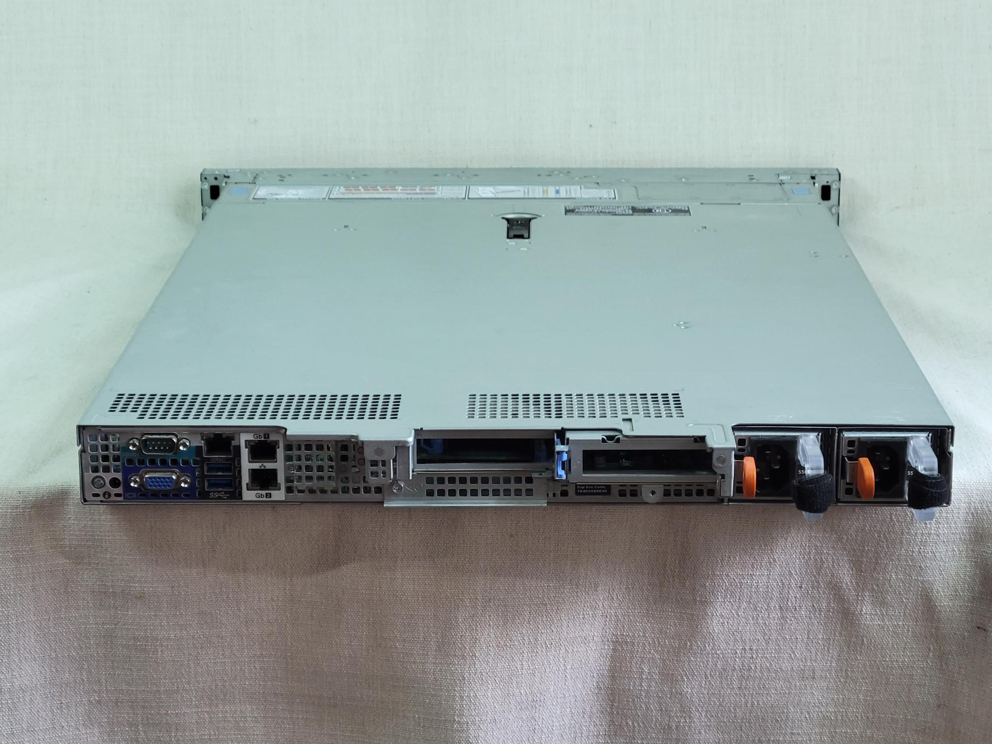 Dell PowerEdge R440 8x 2.5” 1U Server 2x 10C Silver 4210 @ 2.2GHz 128GB RAM H330