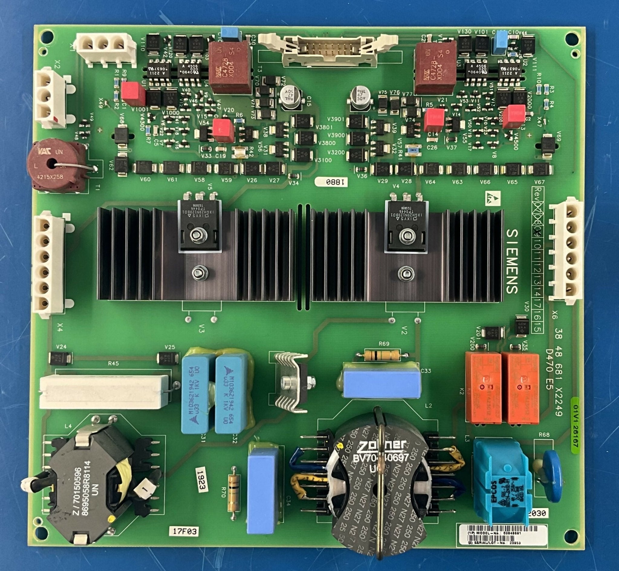 Filament Power Board D470 (03848681/3848681 SIEMENS