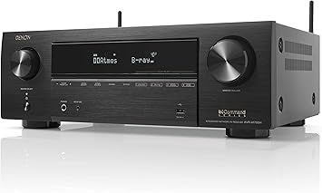 Denon AVR-X1700H 7.2 Channel AV Receiver - 80W/Channel, Advanced 8K HD